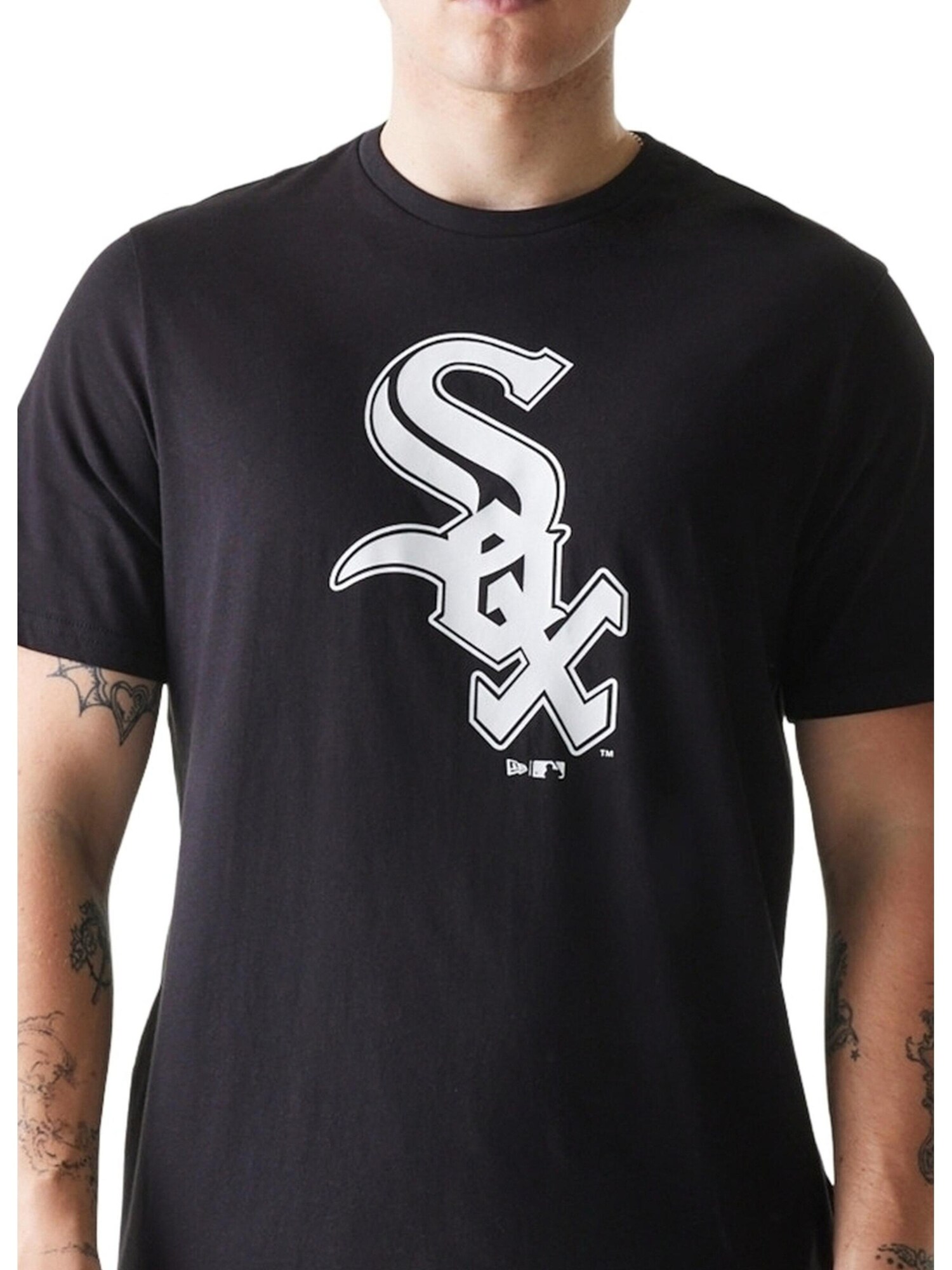 NEW ERA Camiseta 'Camiseta new era negra white sox nos mlb regular tee chiwhi' negro – imagen 3