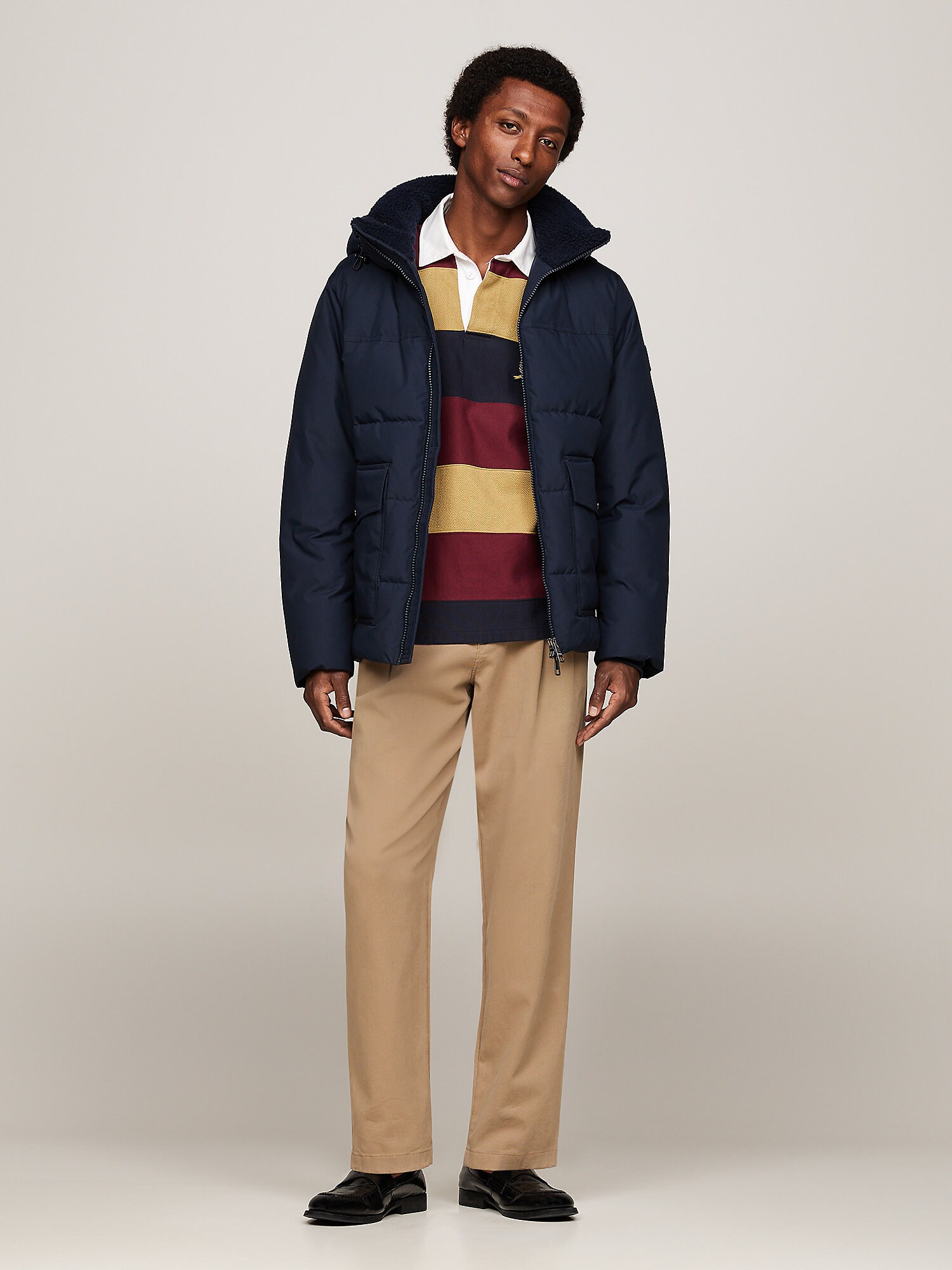 TOMMY HILFIGER Prechodná bunda 'Rockie' námornícka modrá (obrázok 3)