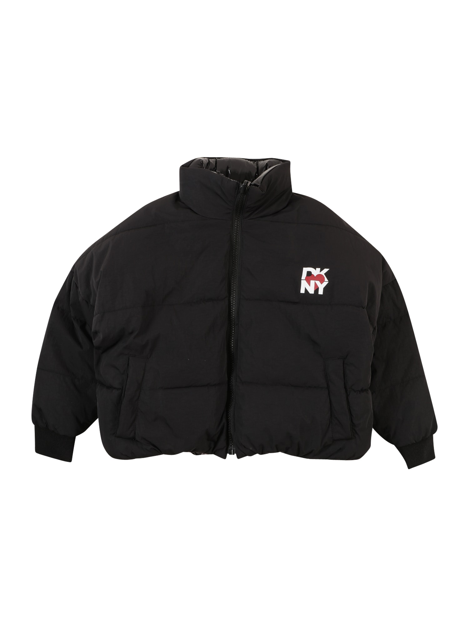DKNY Geacă de primăvară-toamnă  sângeriu / negru / alb