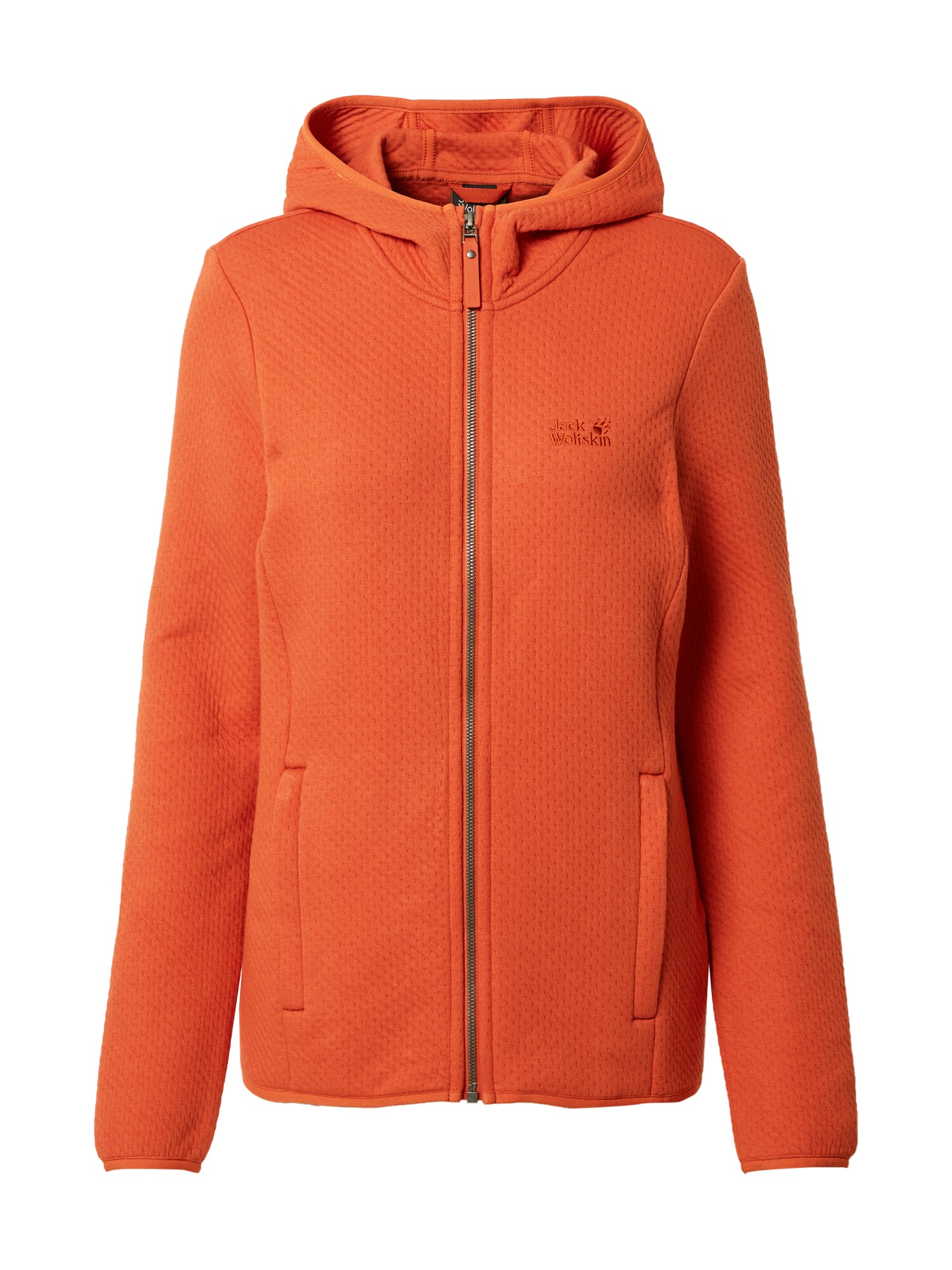 JACK WOLFSKIN Funkcinis flisinis džemperis 'NATORI'  oranžinė