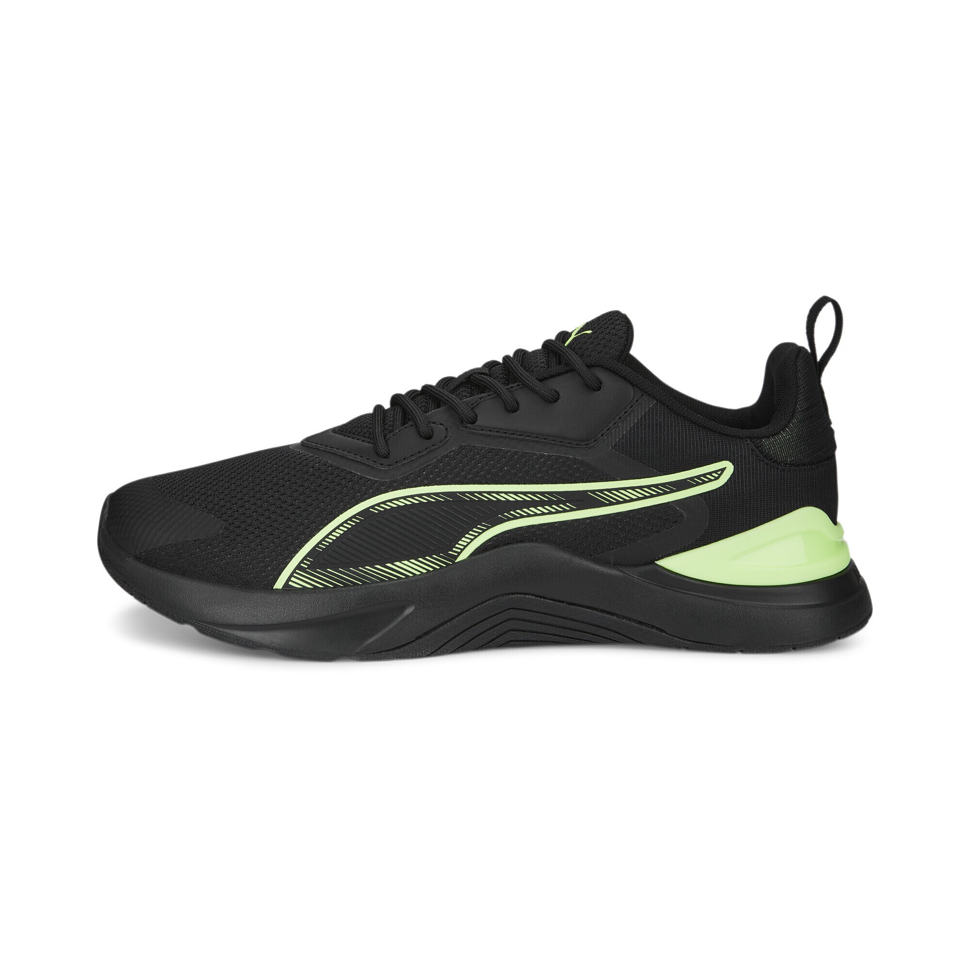 PUMA Спортни обувки 'Infusion'  лайм / черно