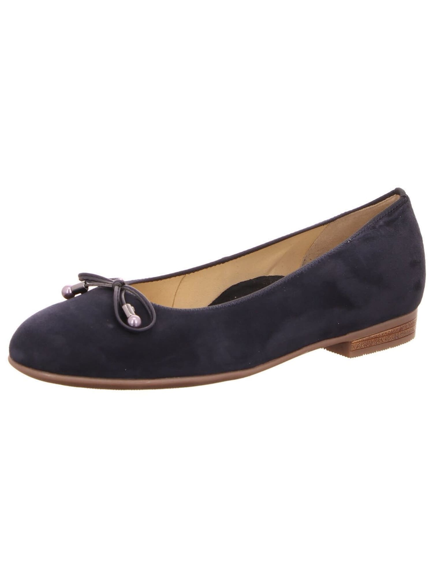 Ara Ballerina 'Ballerina Damen 12-31324-13 Echtleder In Blau' Blauw