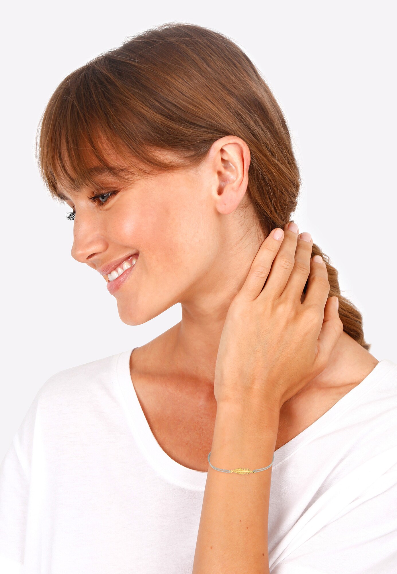 Thumbnail - ELLI Armband Feder, Mutter und Kind