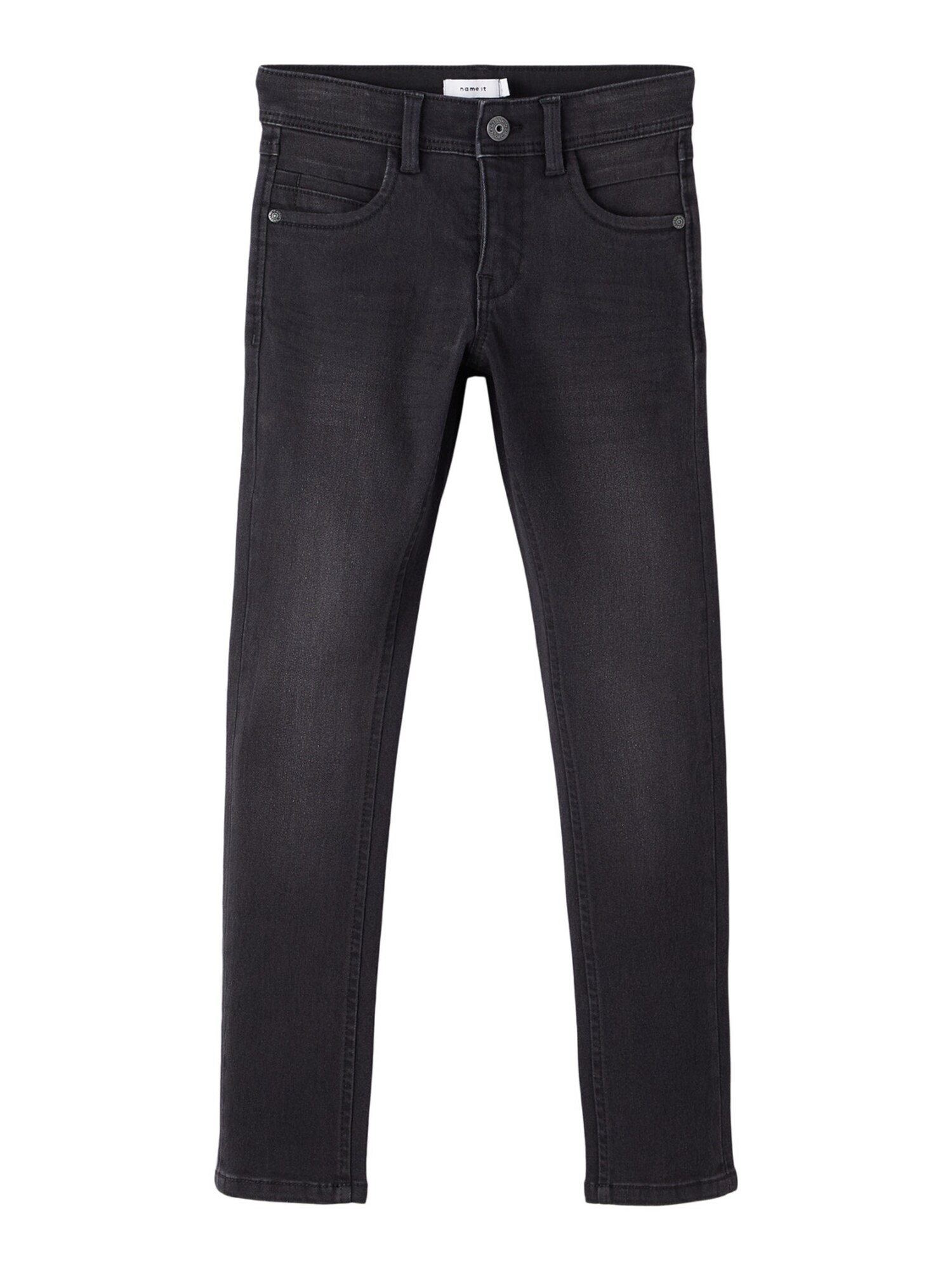 NAME IT Džínsy 'Silas'  čierny denim