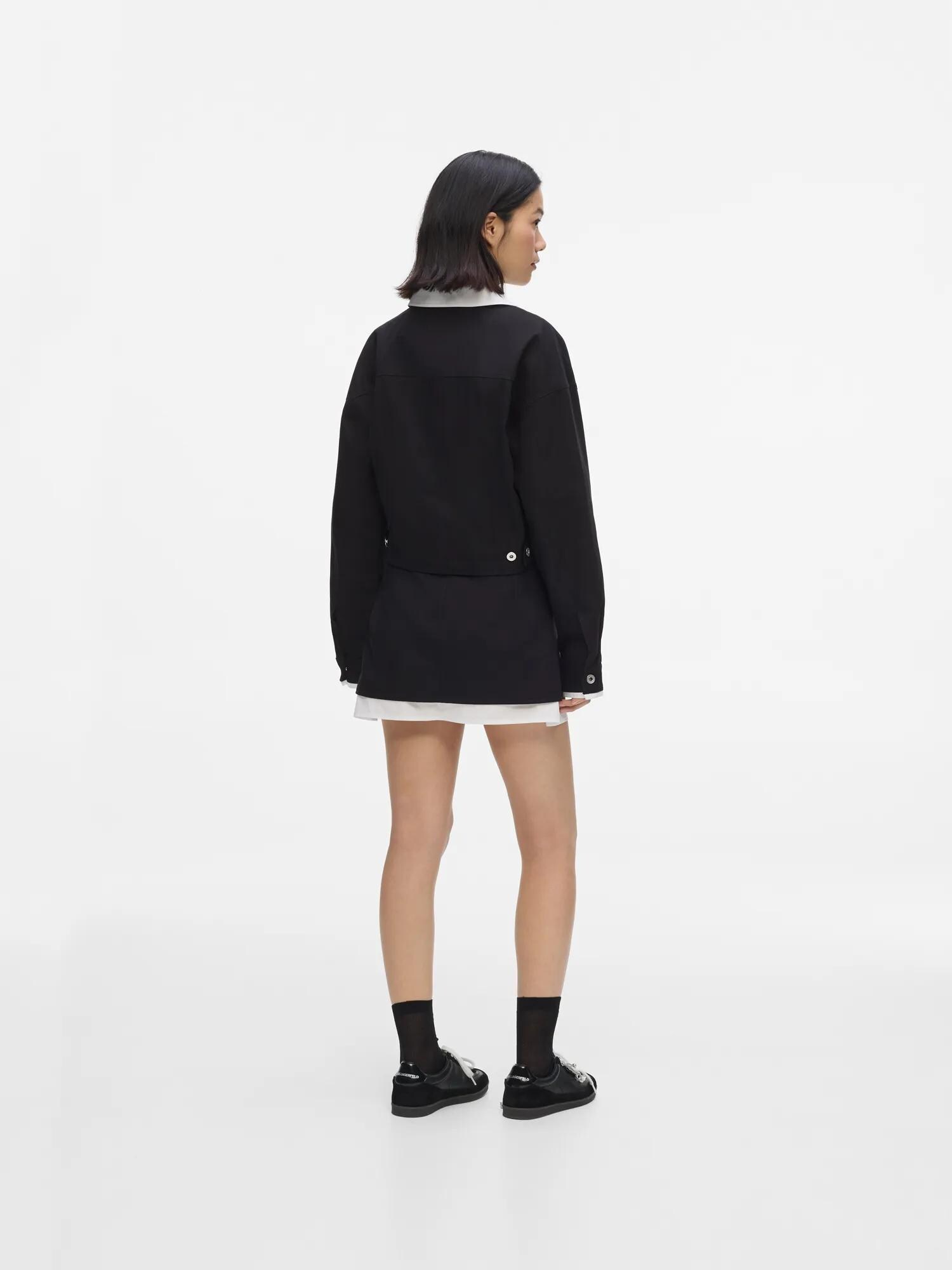 KARL LAGERFELD JEANS Falda negro / blanco – imagen 11