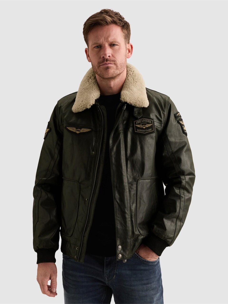 Övergångsjacka 'Hudson bomber jacket'