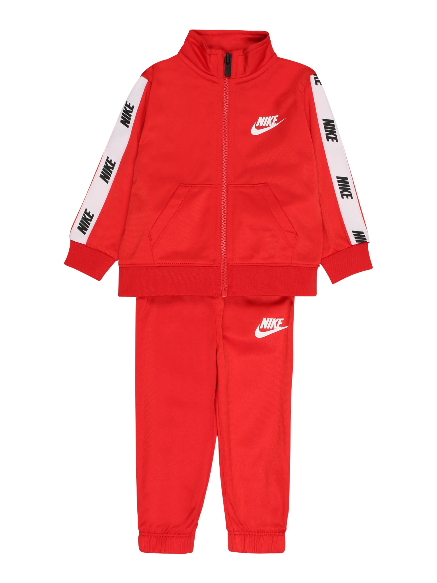 Nike Sportswear Treningas raudona / juoda / balta