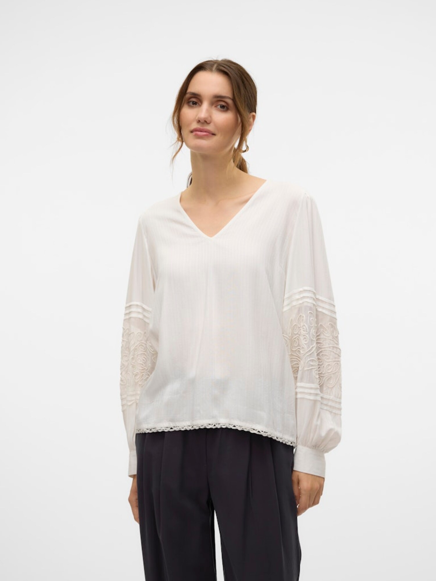 VERO MODA Blúz 'VMNicola'  fehér termék 2. képe