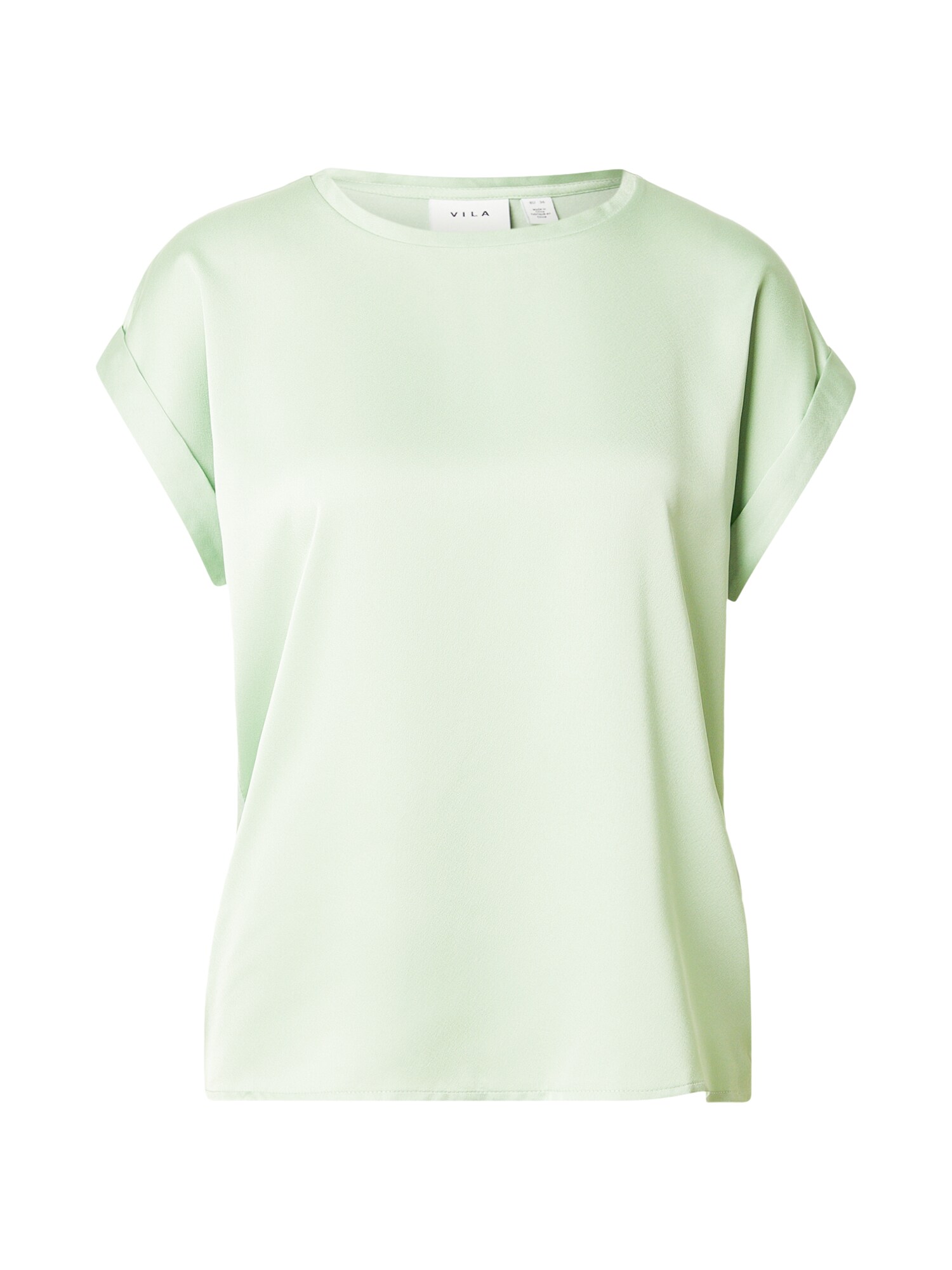 VILA Tricou VIELLETTE  verde deschis