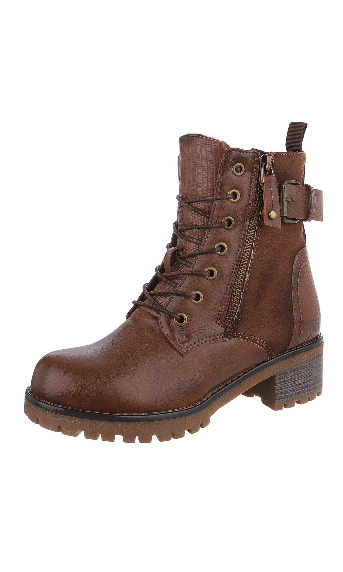 Ital-Design Schnürstiefelette