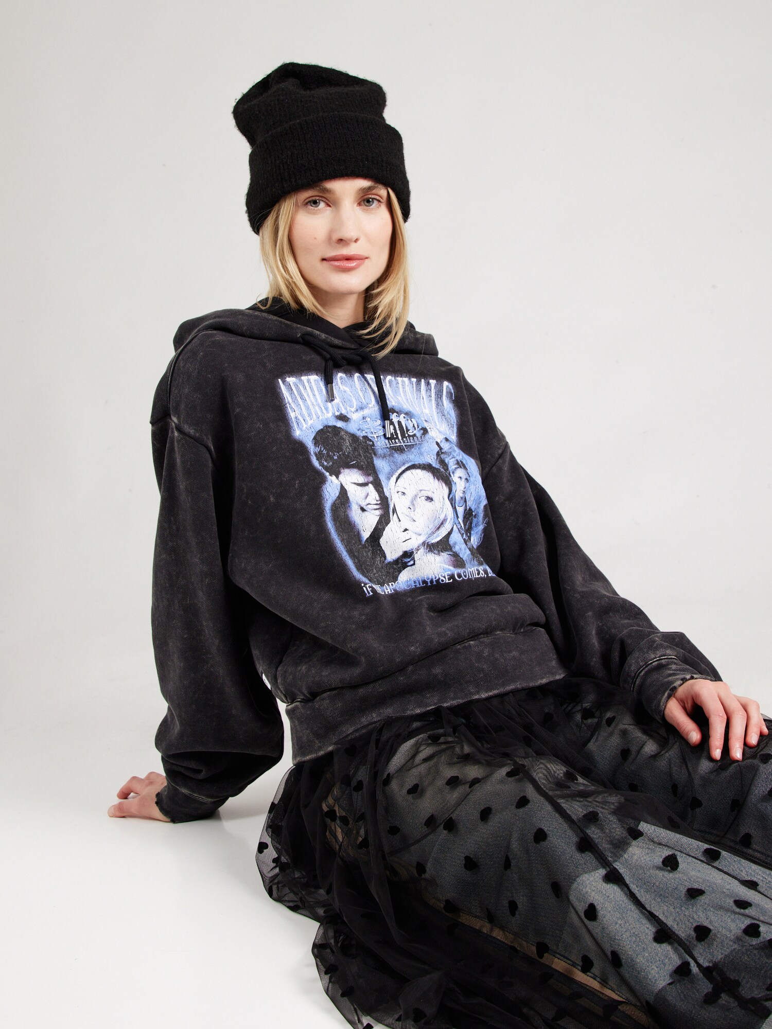 ADIDAS ORIGINALS Tréning póló 'BUFFY'  világoskék / fekete / fehér termék 2. képe