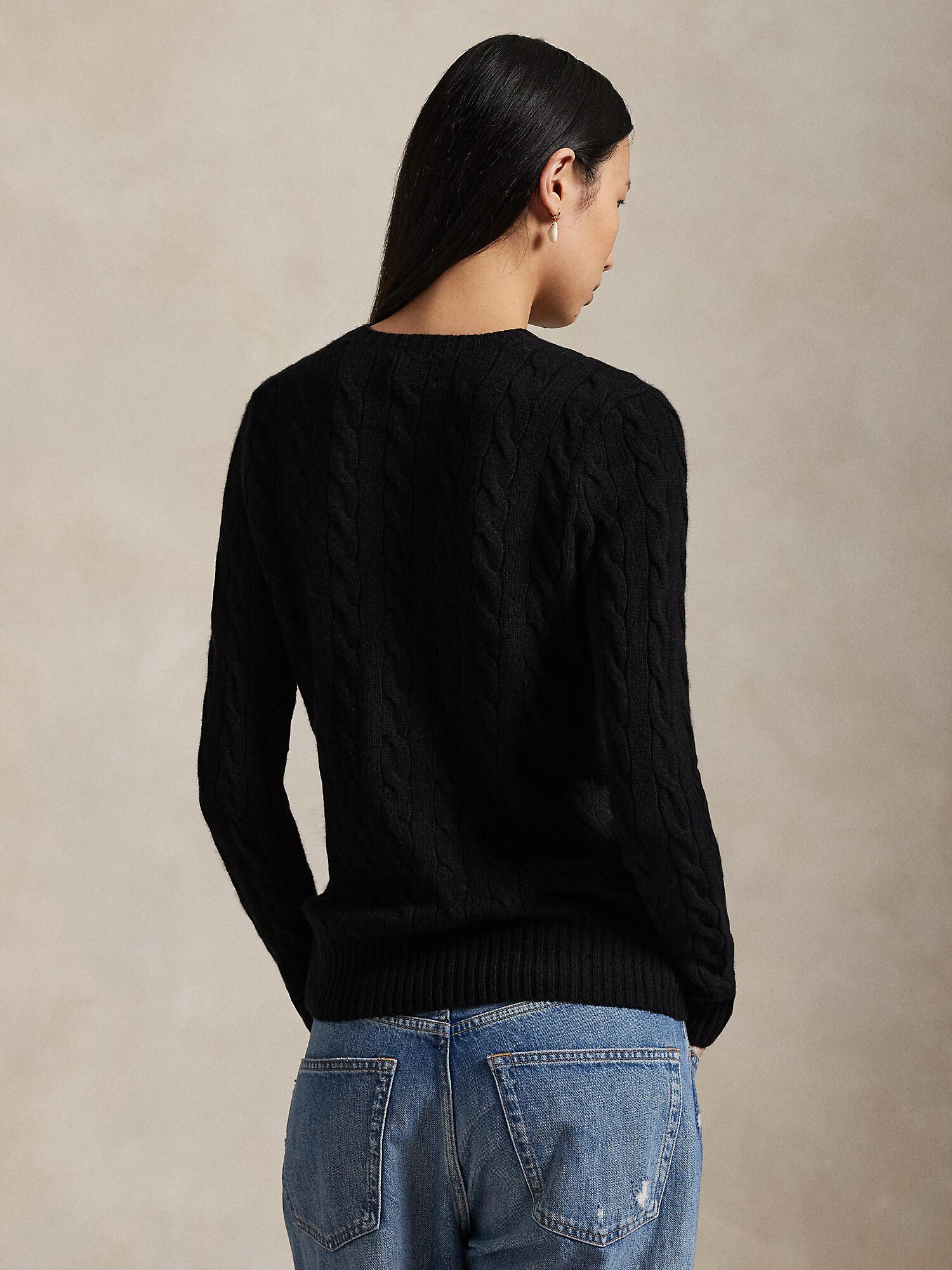 Polo Ralph Lauren Jersey negro / blanco – imagen 7