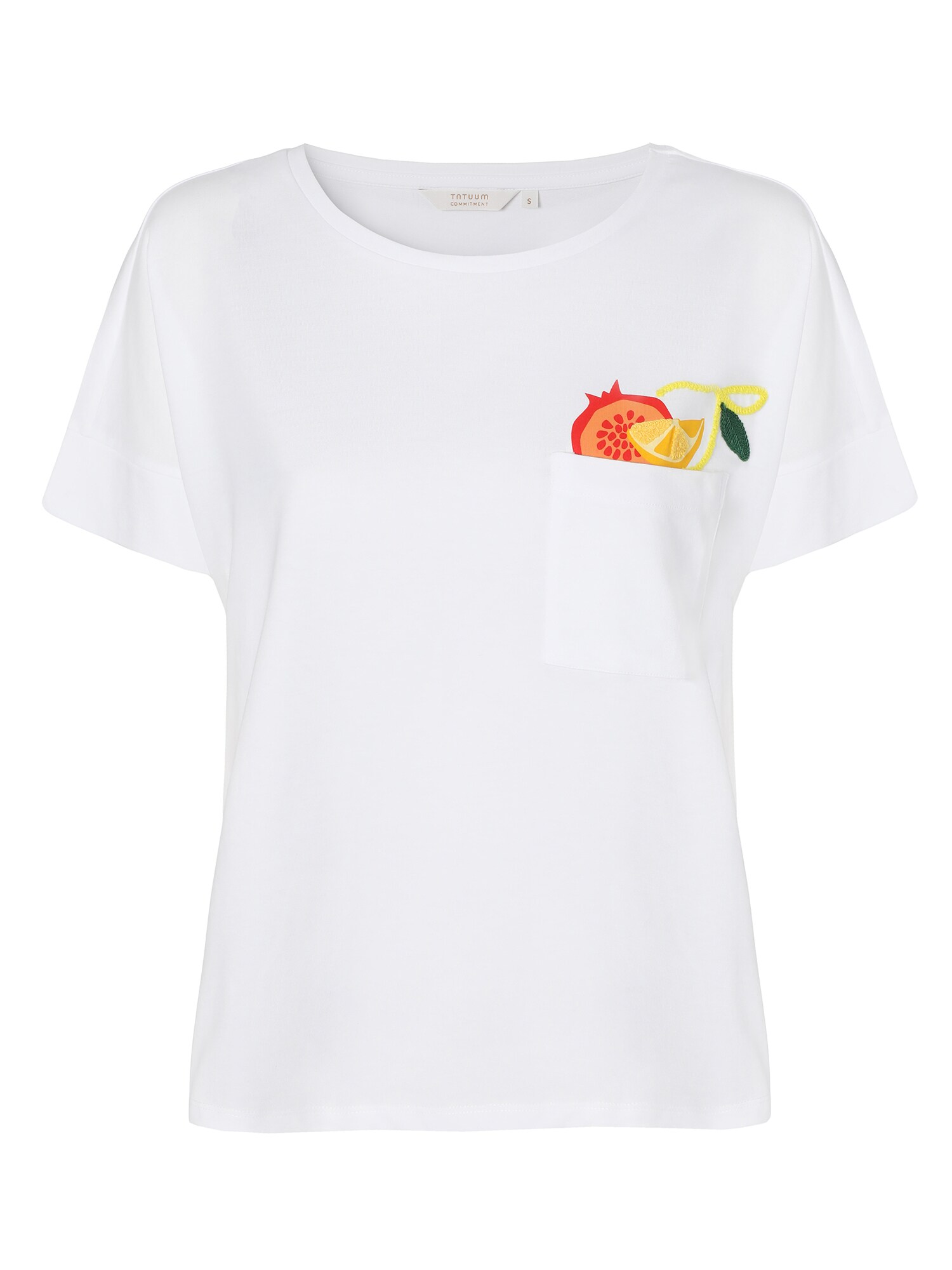 TATUUM Majica 'Monki'  žuta / limun / crvena / bijela
