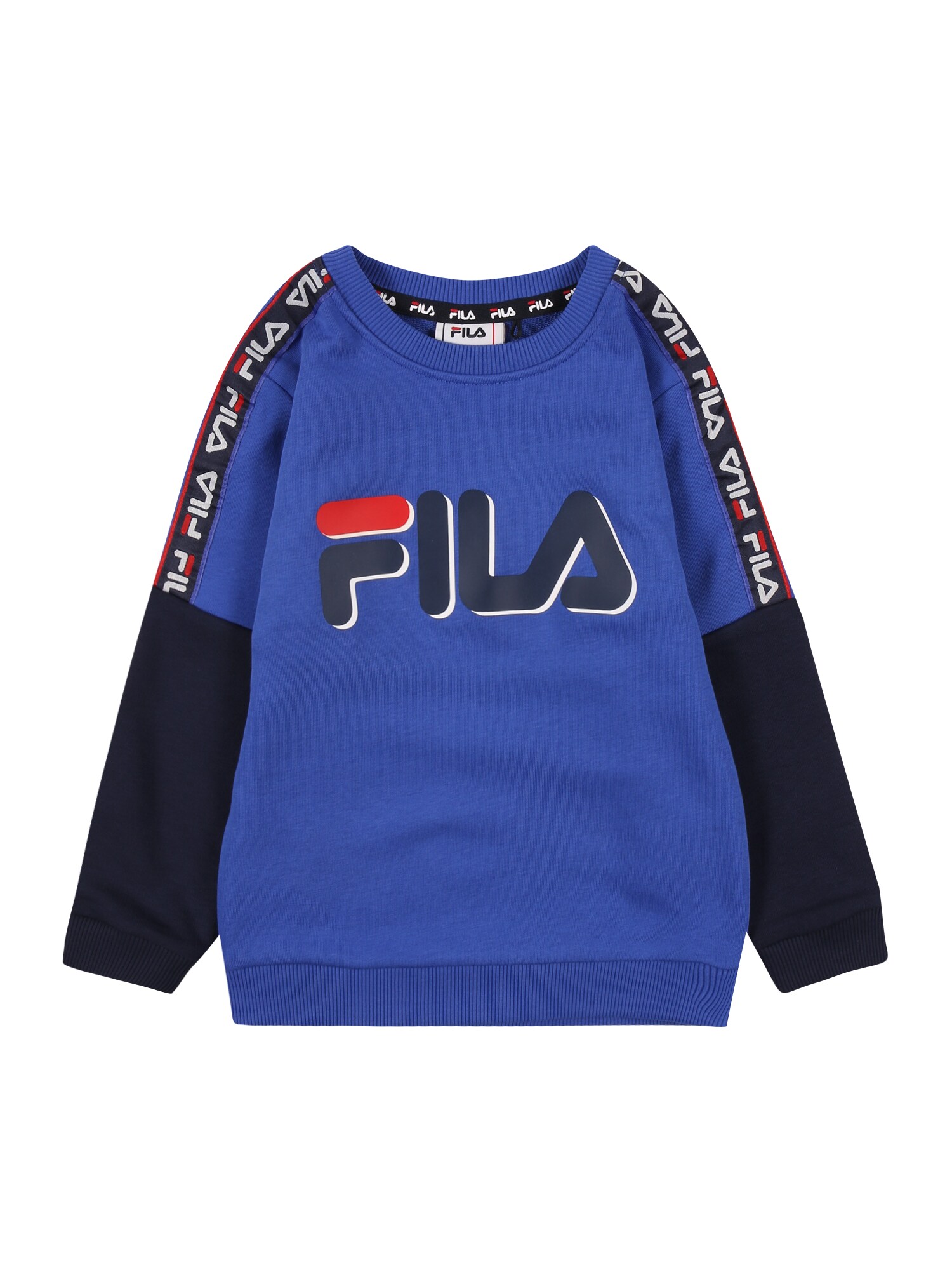 FILA Megztinis be užsegimo 'DIEGO'  mėlyna / nakties mėlyna / balta / raudona