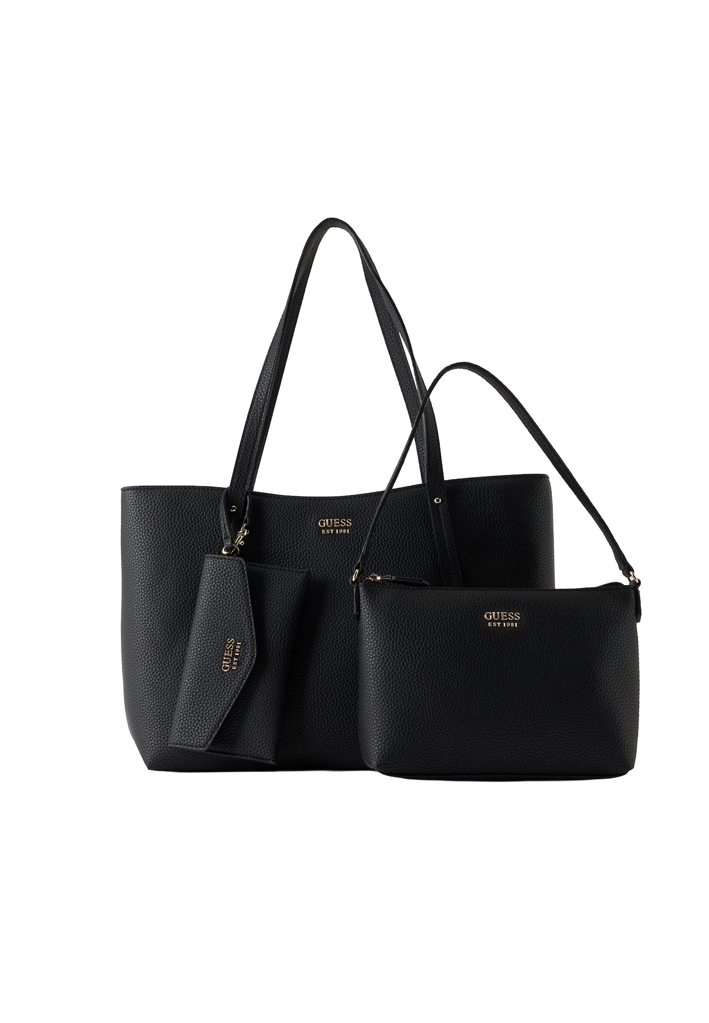 GUESS Plase de cumpărături BRENTON negru