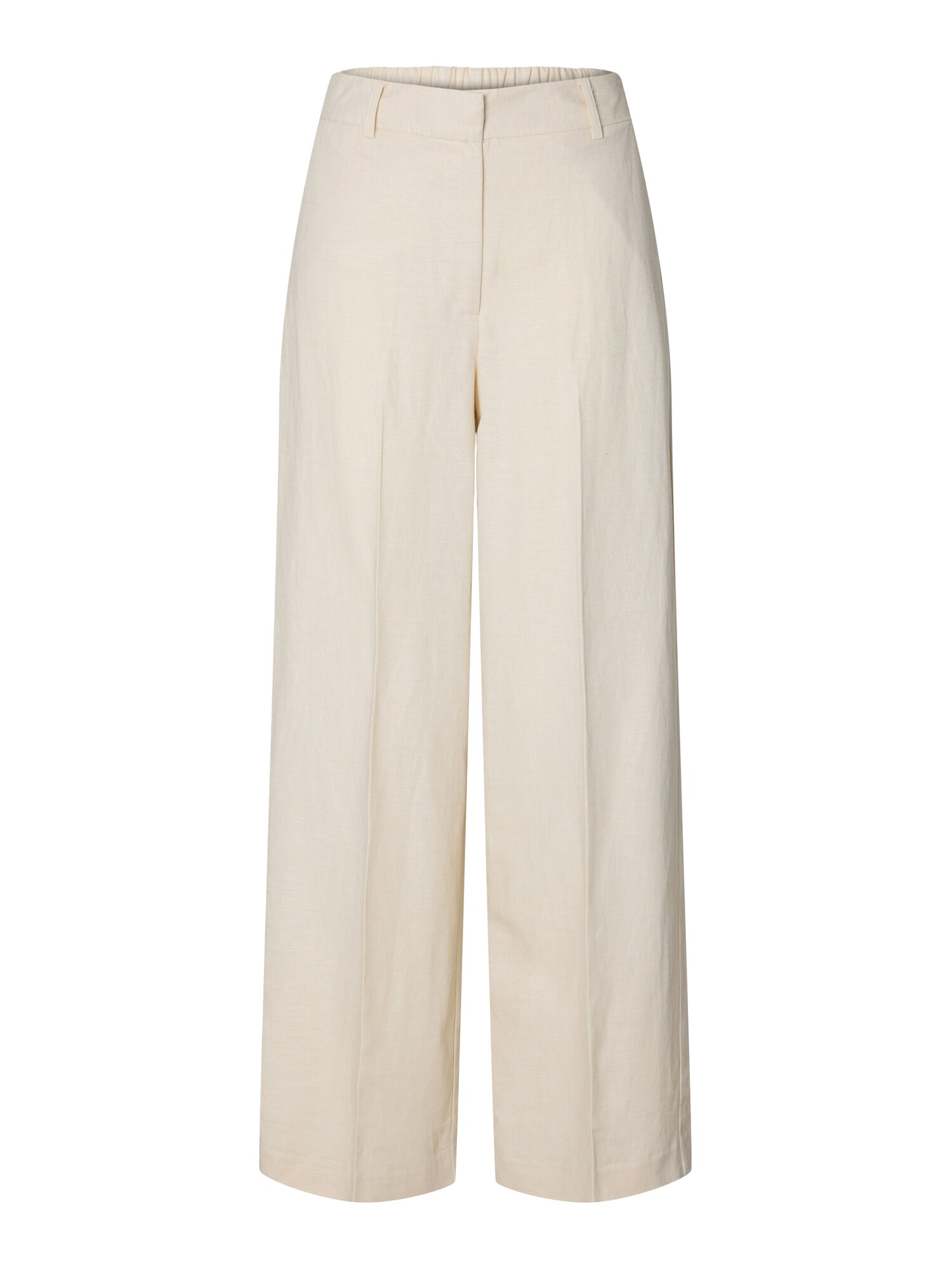 SELECTED Pantaloni cu dungă SLFMARGO-TARA bej