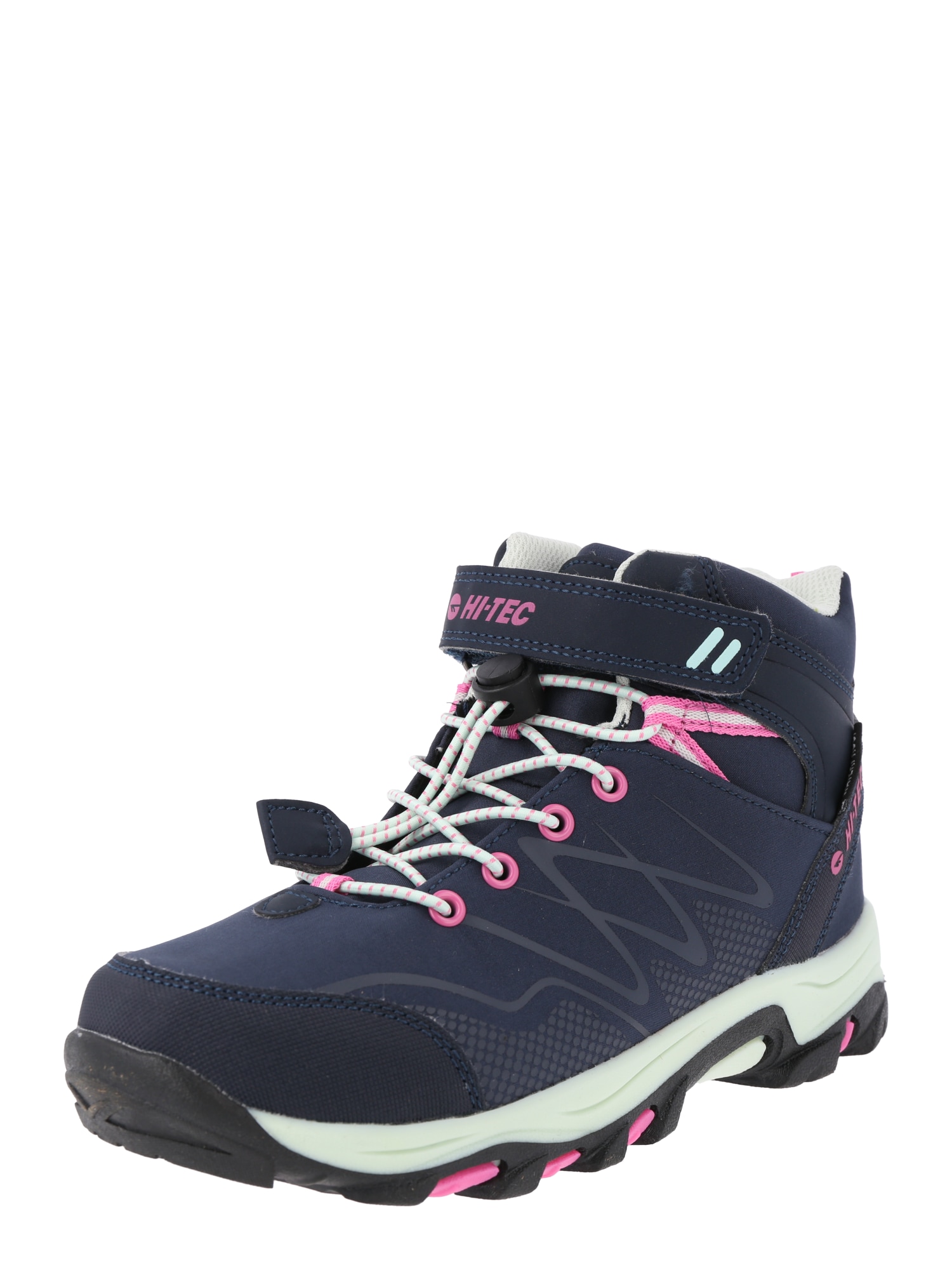 HI-TEC Auliniai batai 'Blackout' tamsiai mėlyna / šviesiai rožinė / balta
