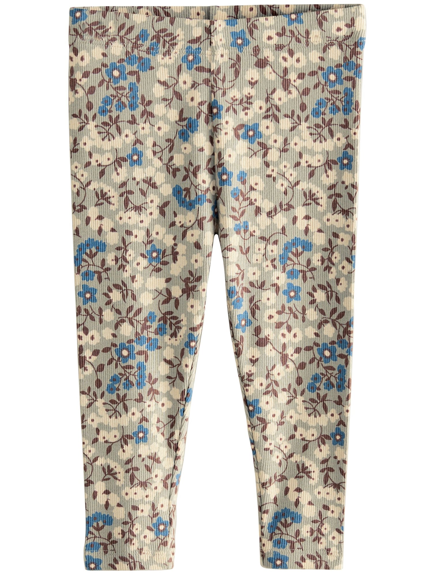 Next Leggings  șampanie / albastru / maro închis / verde stuf