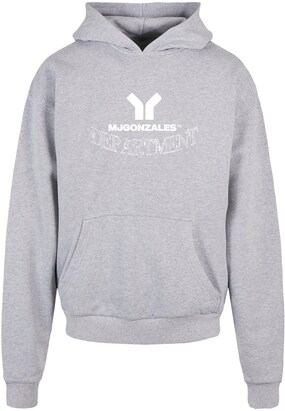 MJ Gonzales Sweatshirt ‘Department’ Grijs gemêleerd / Wit