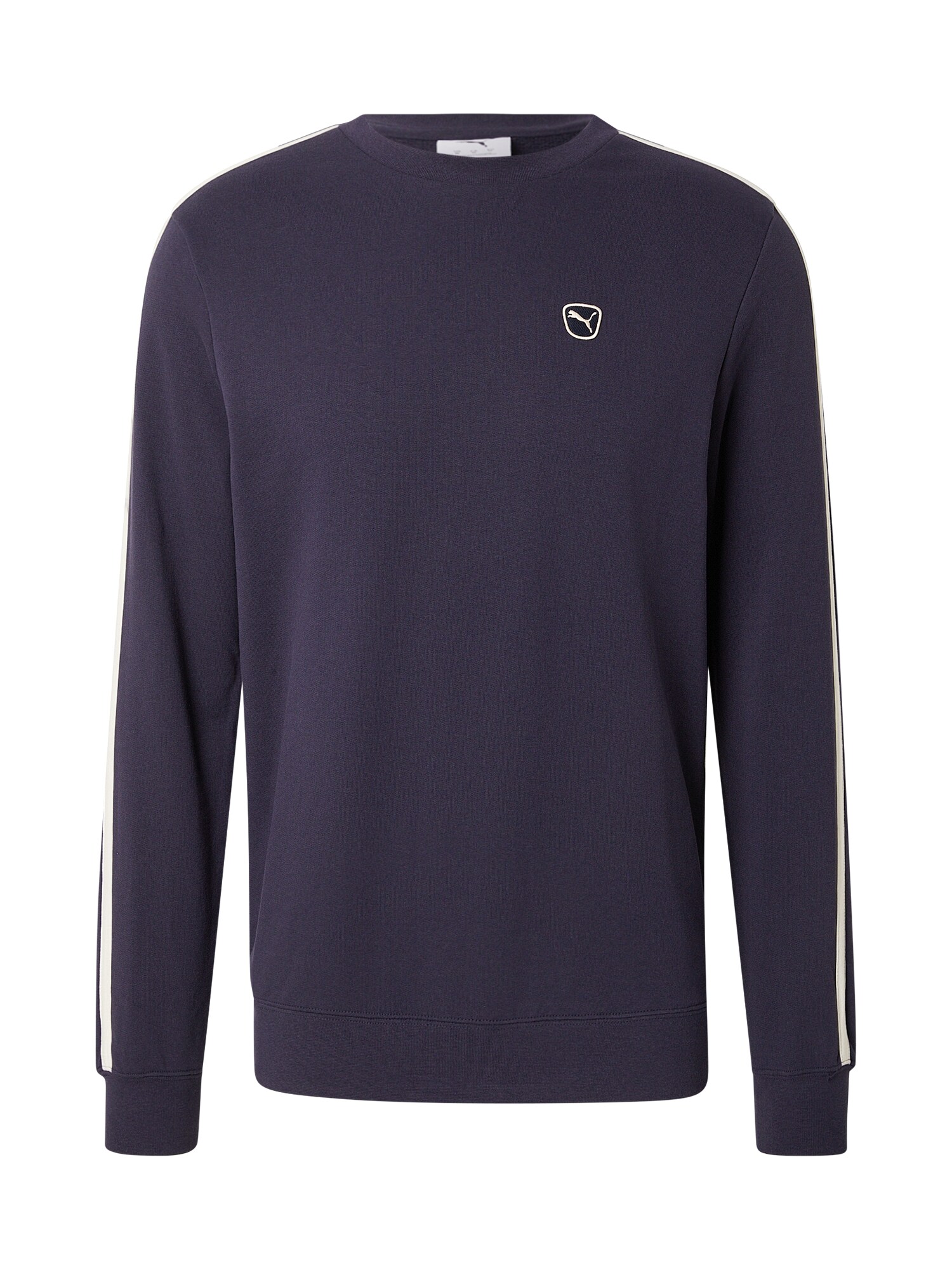PUMA Bluză de molton 'ESS ELEVATED'  bleumarin / alb