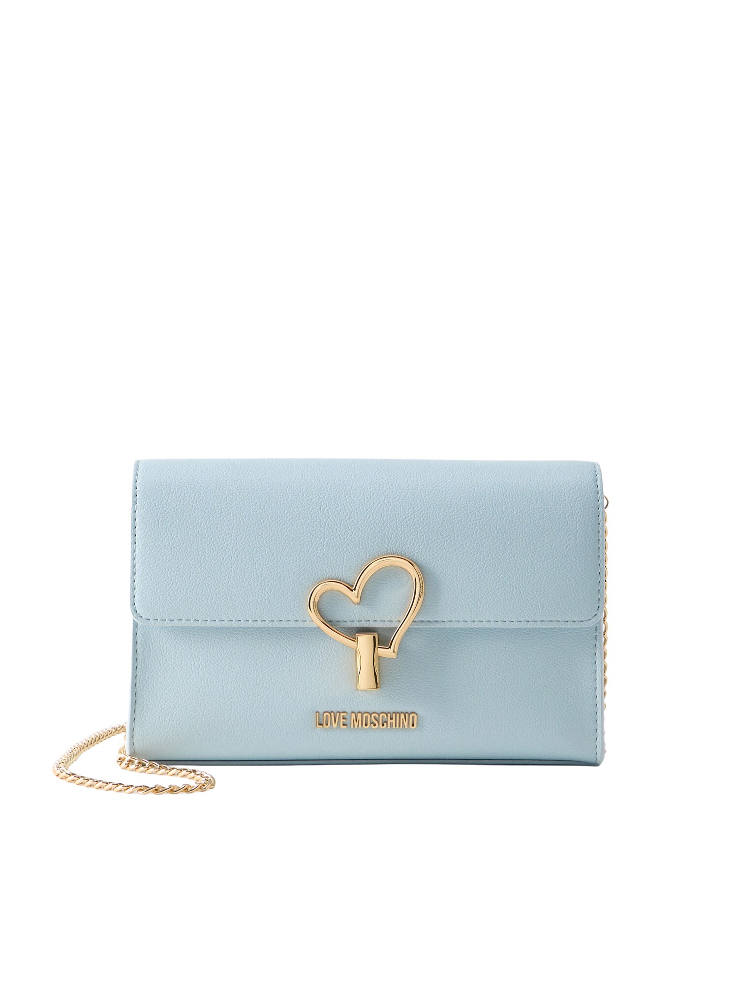 Love Moschino Geantă de umăr  albastru deschis / auriu