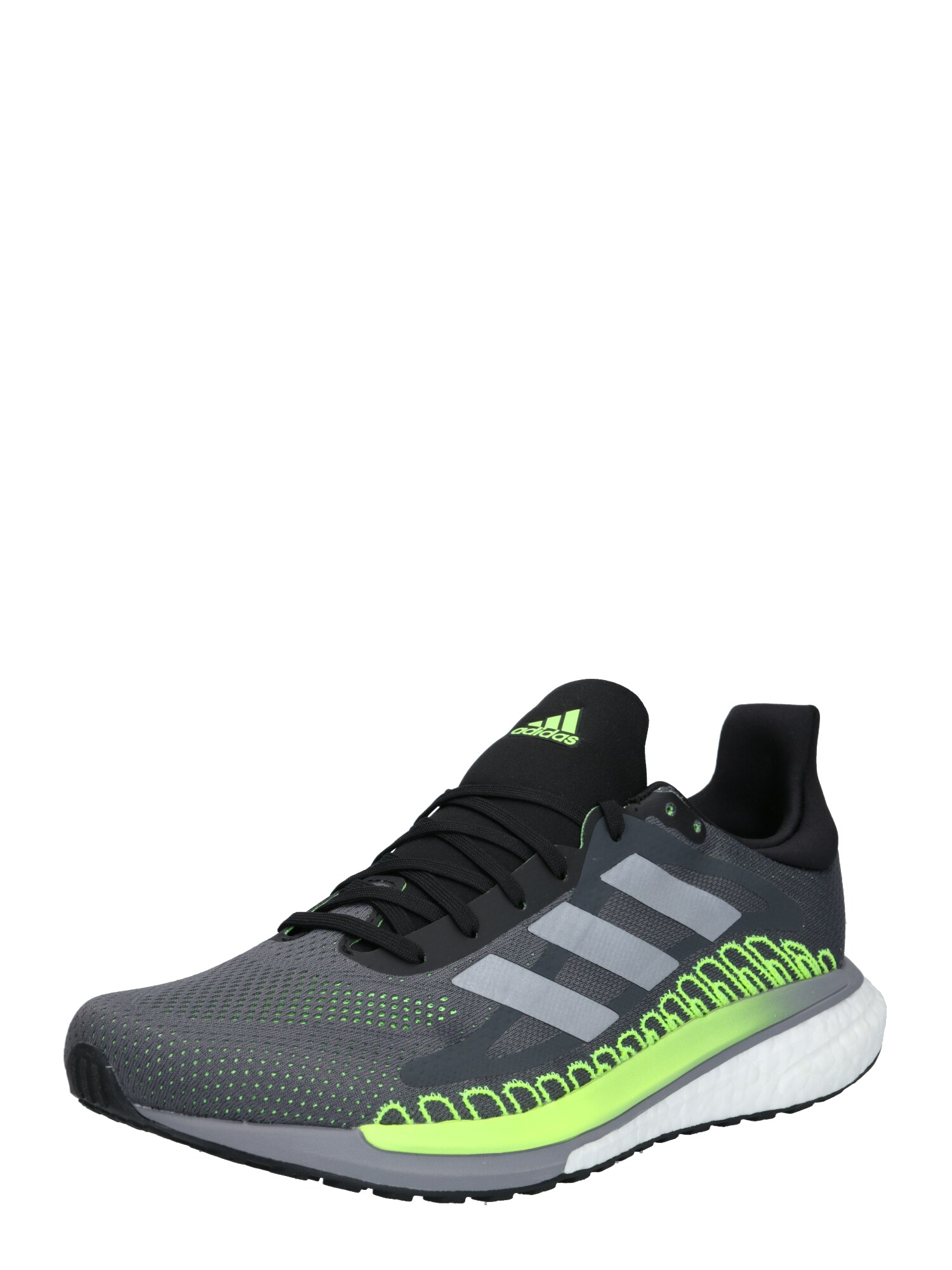 ADIDAS PERFORMANCE Bėgimo batai 'Solar Glide'  neoninė žalia / tamsiai pilka / šviesiai pilka