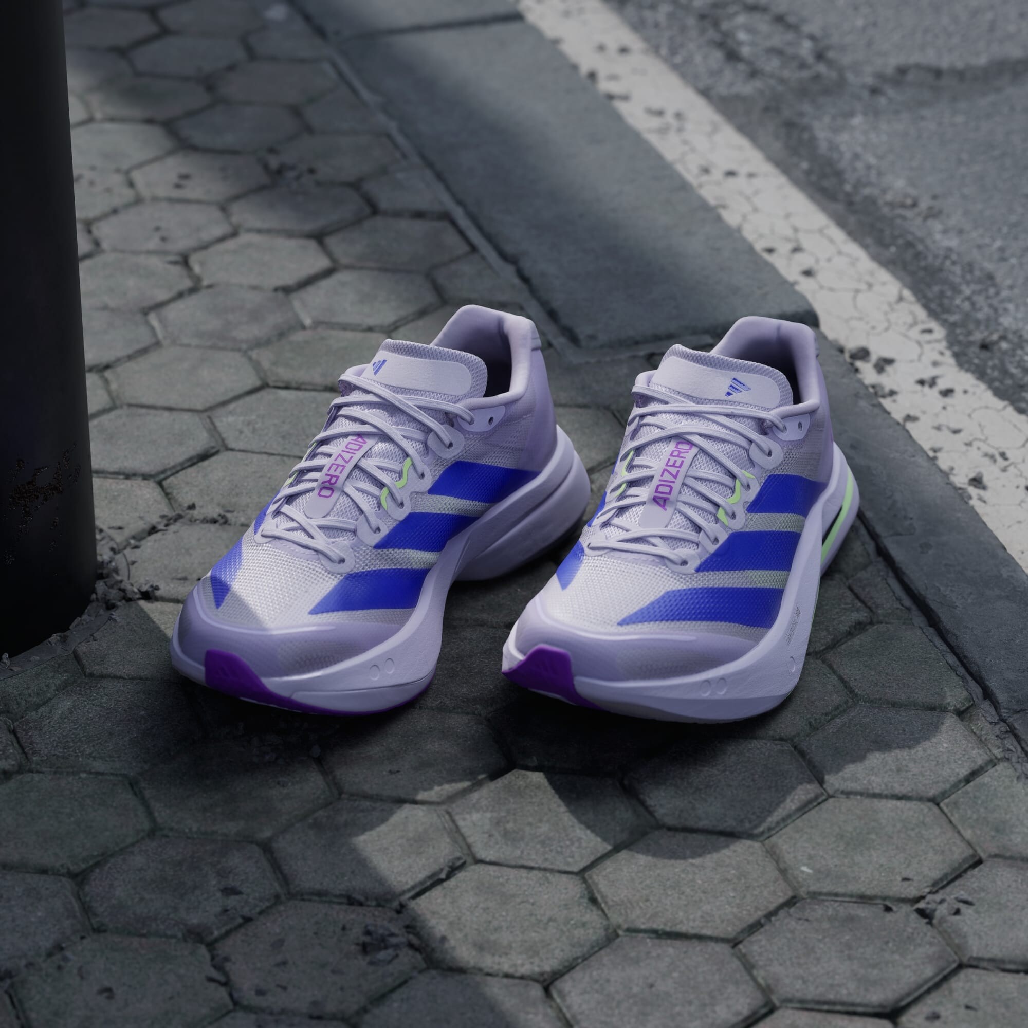 ADIDAS PERFORMANCE Zapatillas de running 'Adizero Boston 13'  azul / lavanda / lila claro – imagen 3