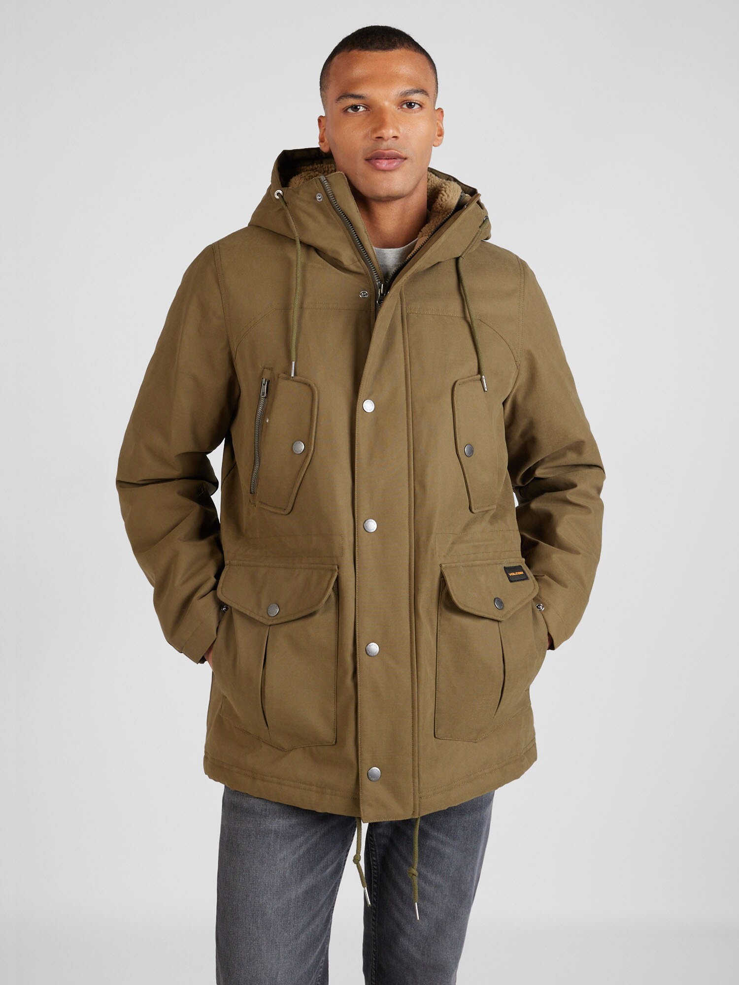 Volcom Téli parka 'Starget'  olíva termék 2. képe