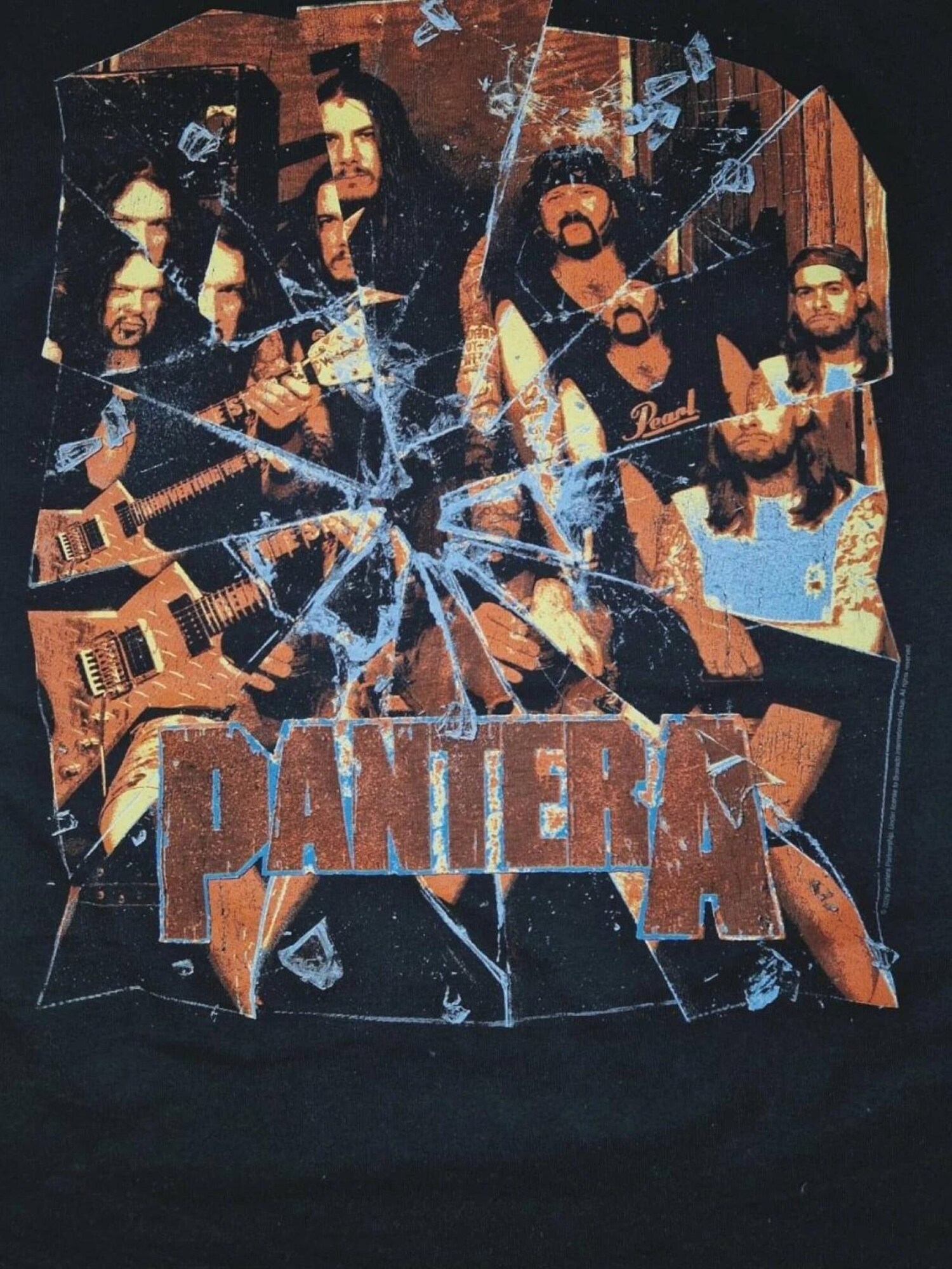 PANTERA Camiseta 'Pantera Cowboys From Hell Band T-Shirt' negro – imagen 3