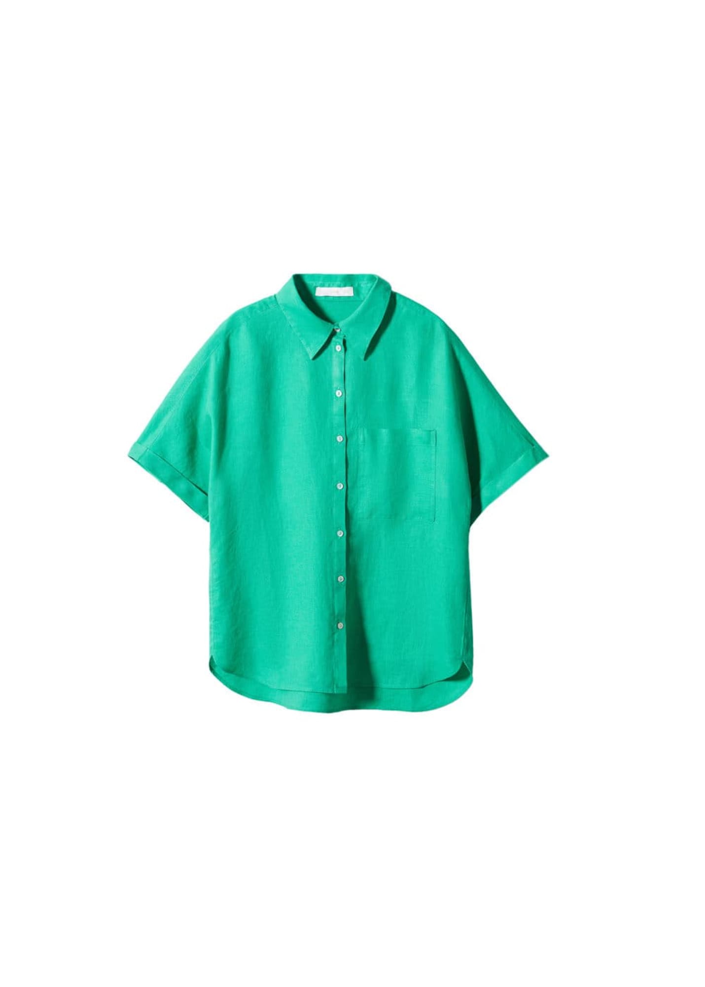 MANGO Bluză 'Pai'  verde iarbă