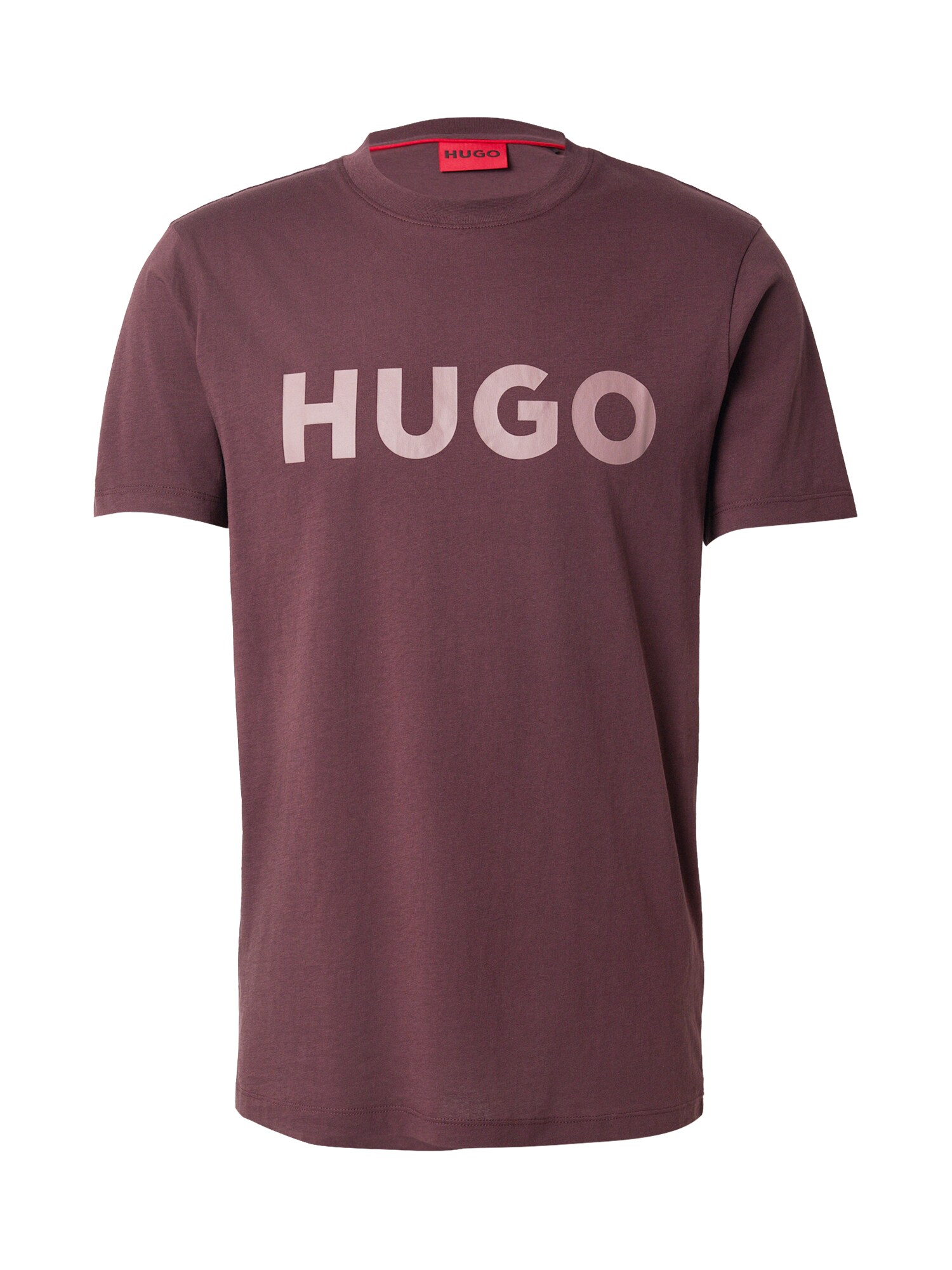 HUGO Tricou Dulivio  ciocolatiu / mauve