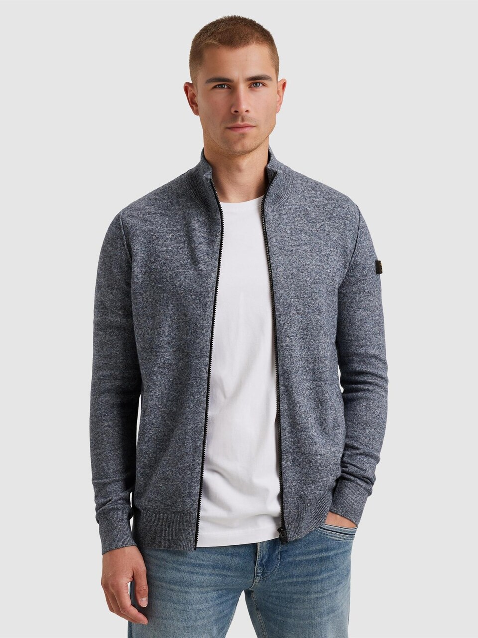 Tröja 'Cardigan with zipper closure'