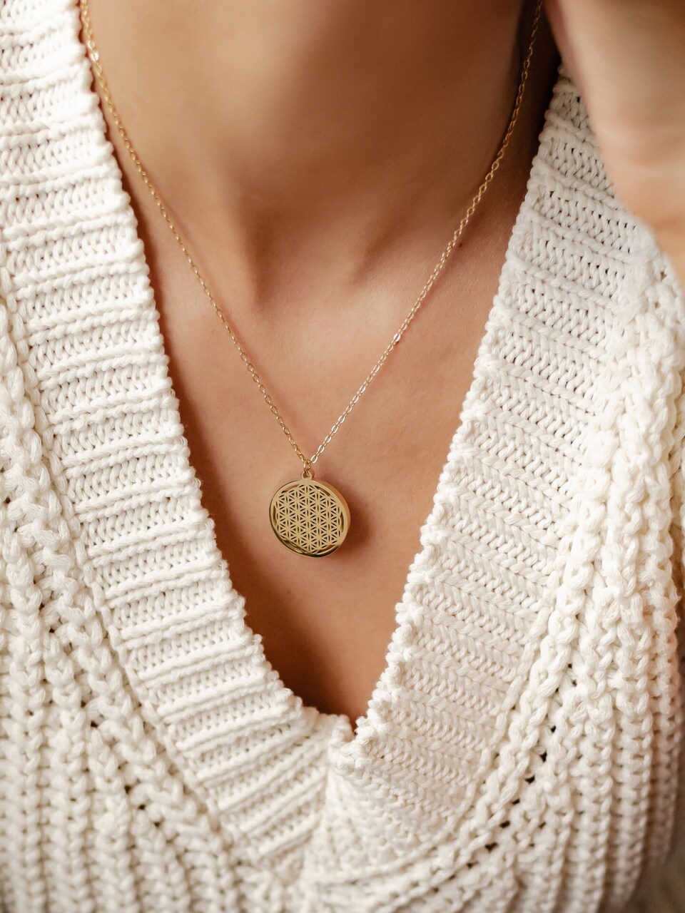 Halsband 'Flower of Life'