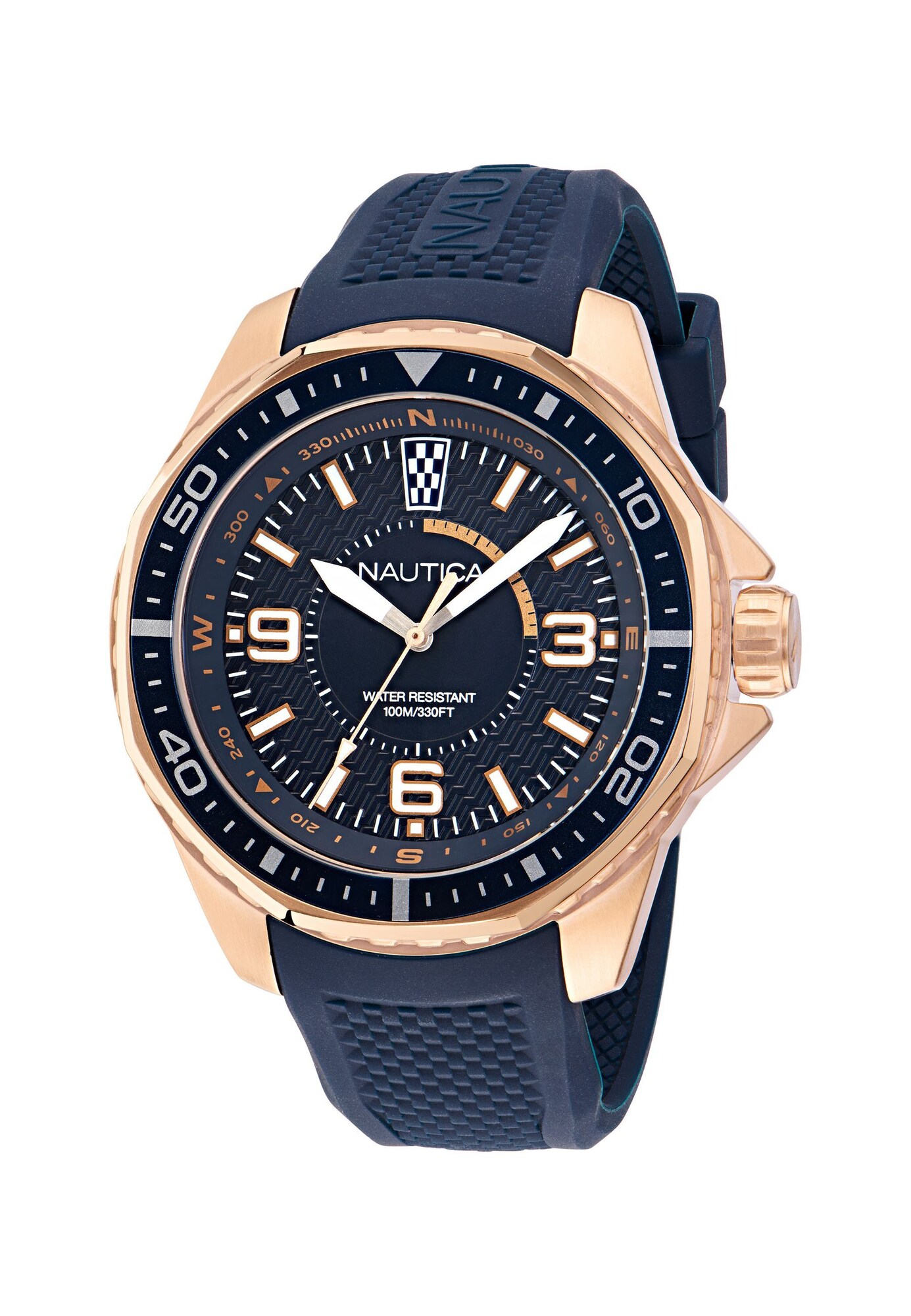 Nautica Analoog Horloge 'Koh May Bay' Navy / Goud