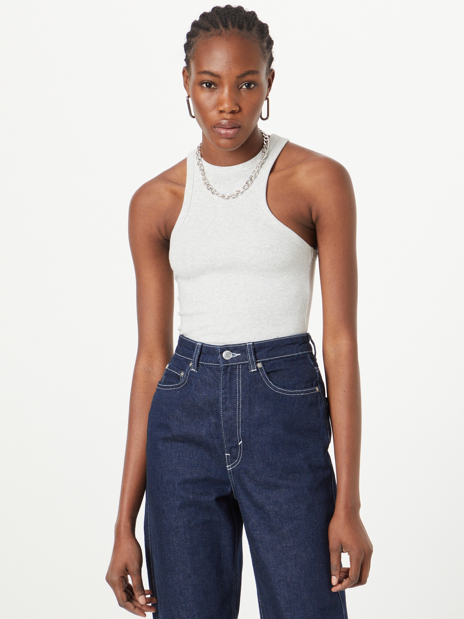 Abercrombie & Fitch Rövid body  szürke termék 2. képe
