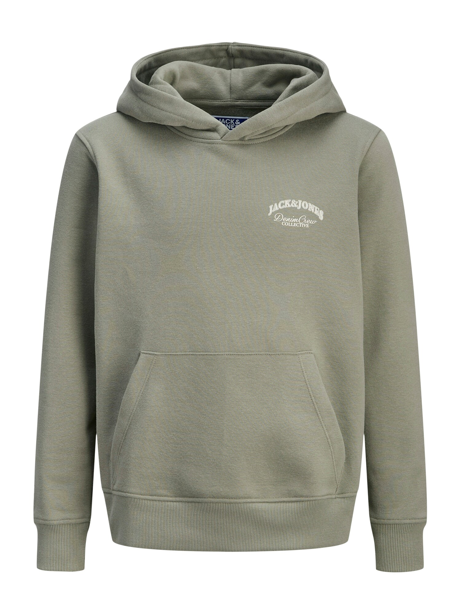 Jack & Jones Junior Bluză de molton  verde / alb