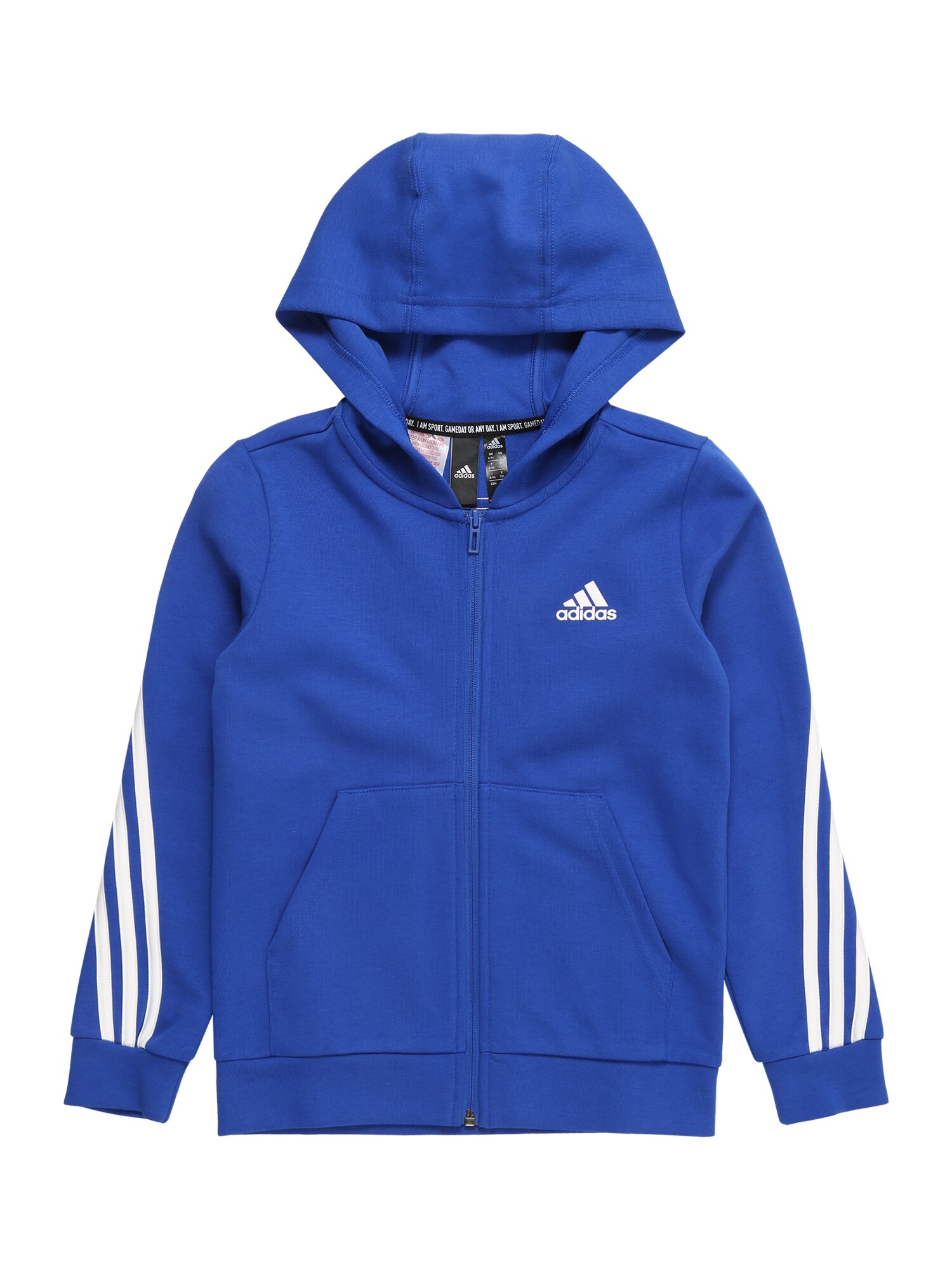 ADIDAS PERFORMANCE Sportinis džemperis  balta / mėlyna
