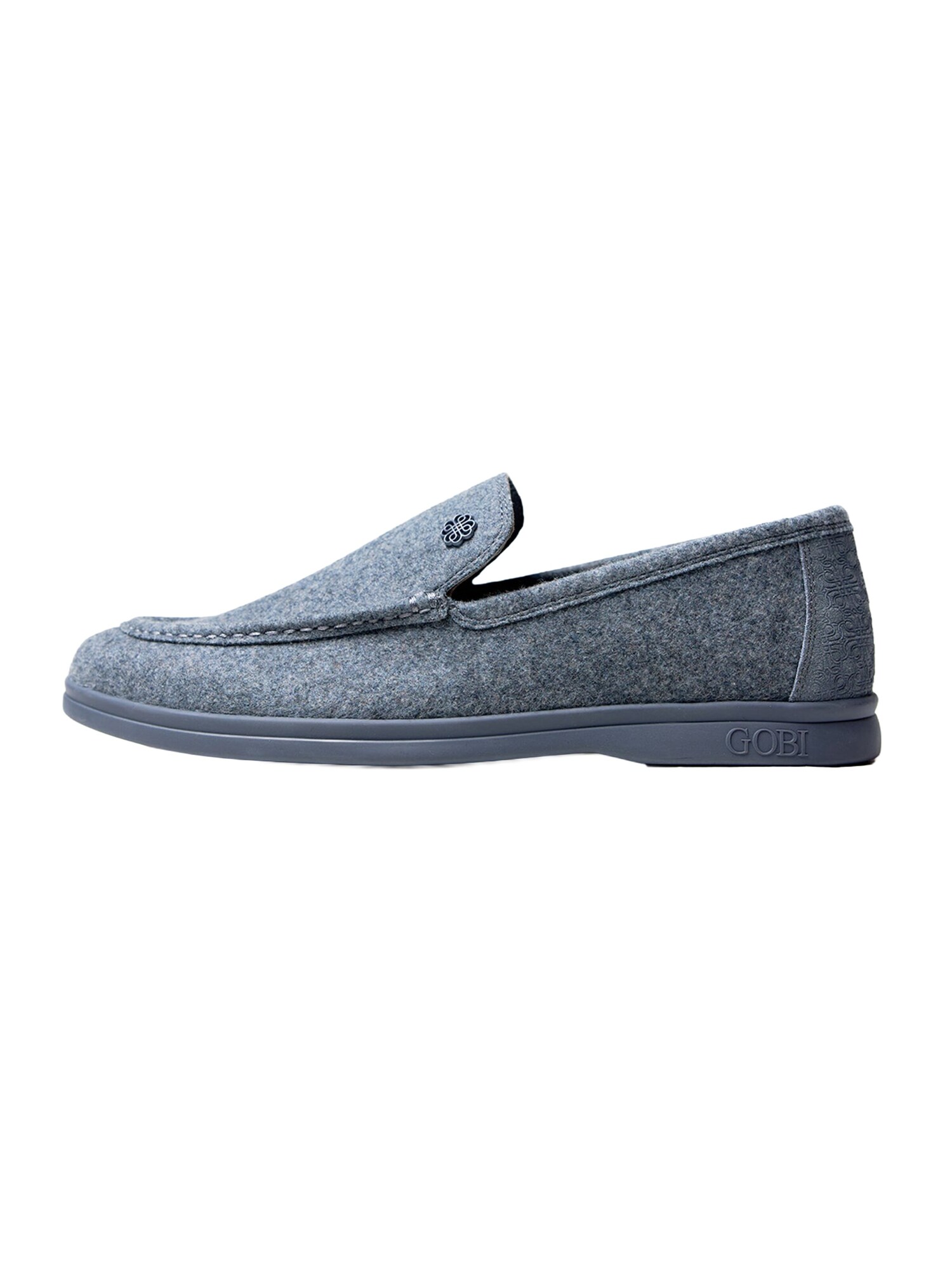 GOBI Cashmere Zapatillas 'Men's Cashmere Loafers'  gris moteado