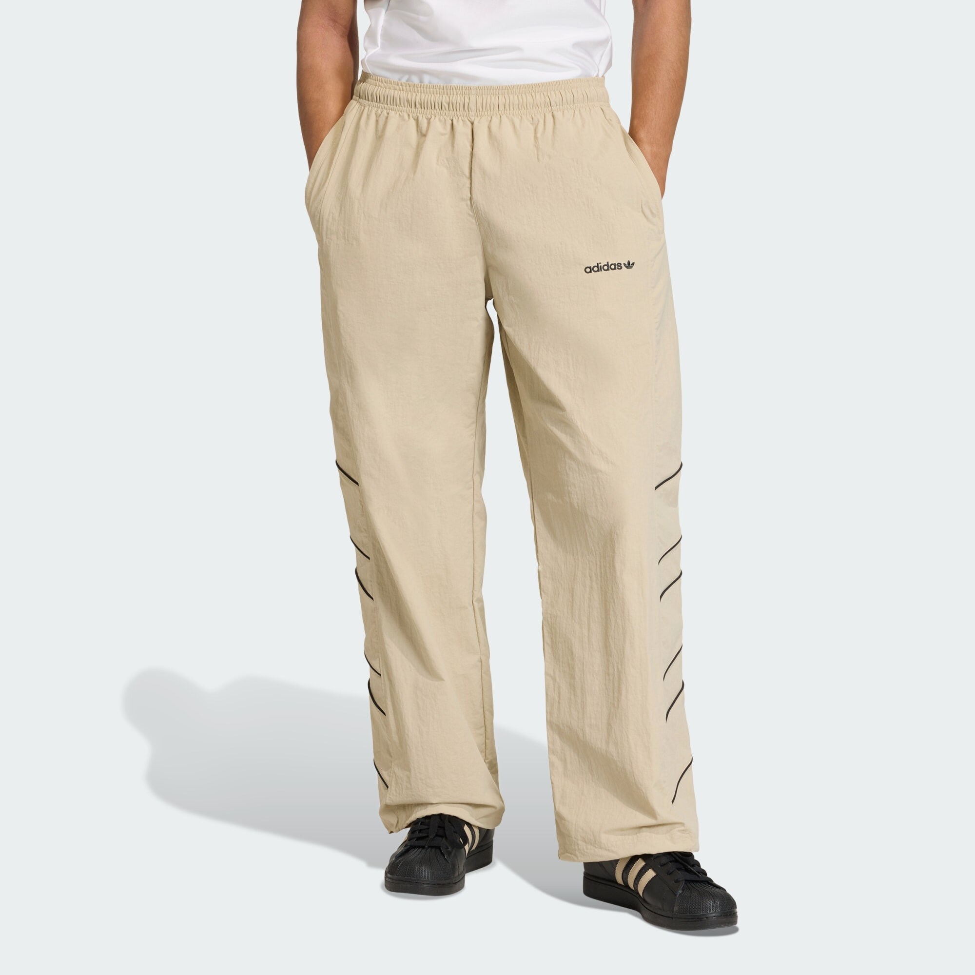 ADIDAS ORIGINALS Pantalón 'Cutline' caqui / negro – imagen 2