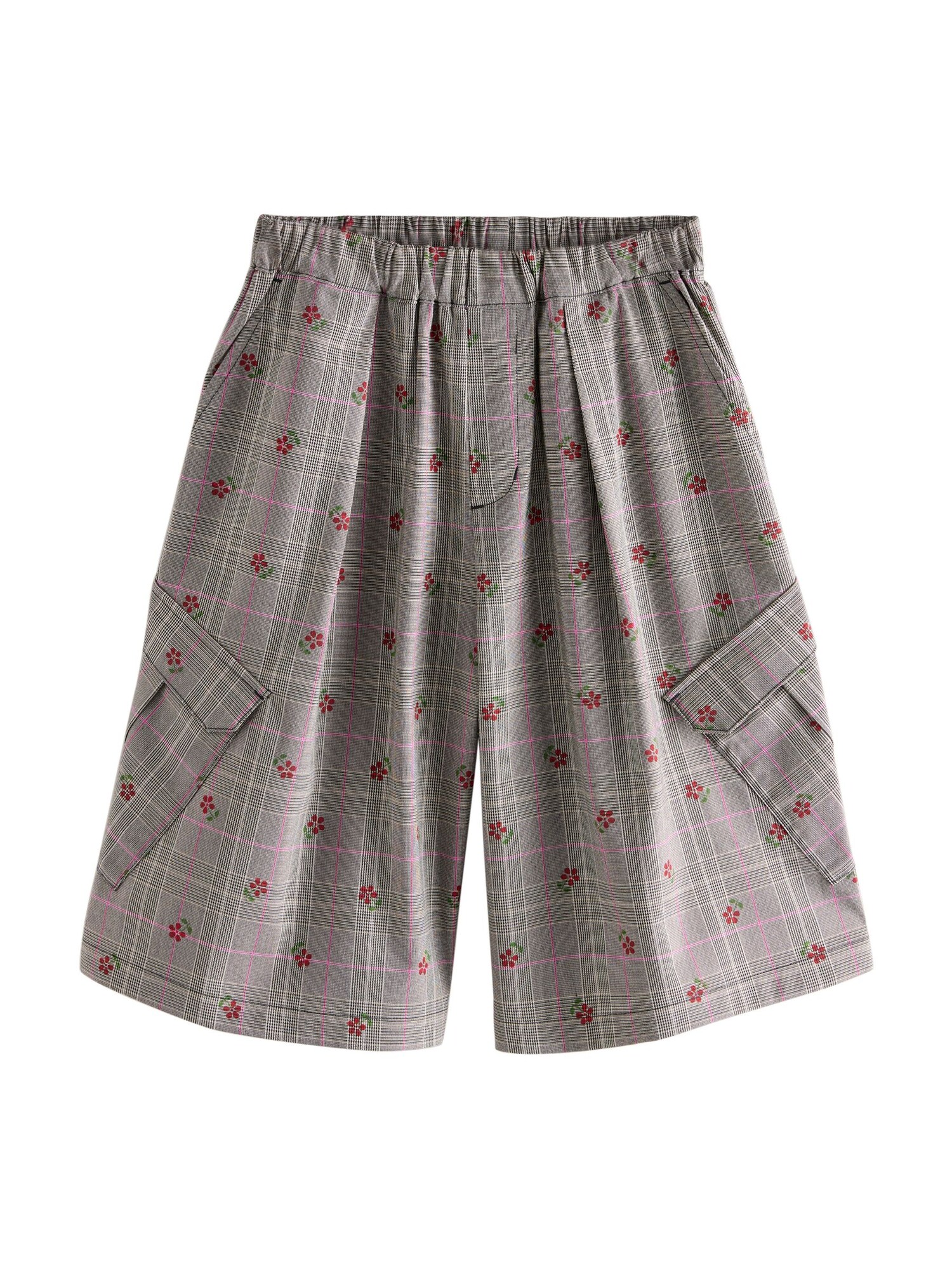 Next Broek Ecru / Rosé / Kersrood / Zwart