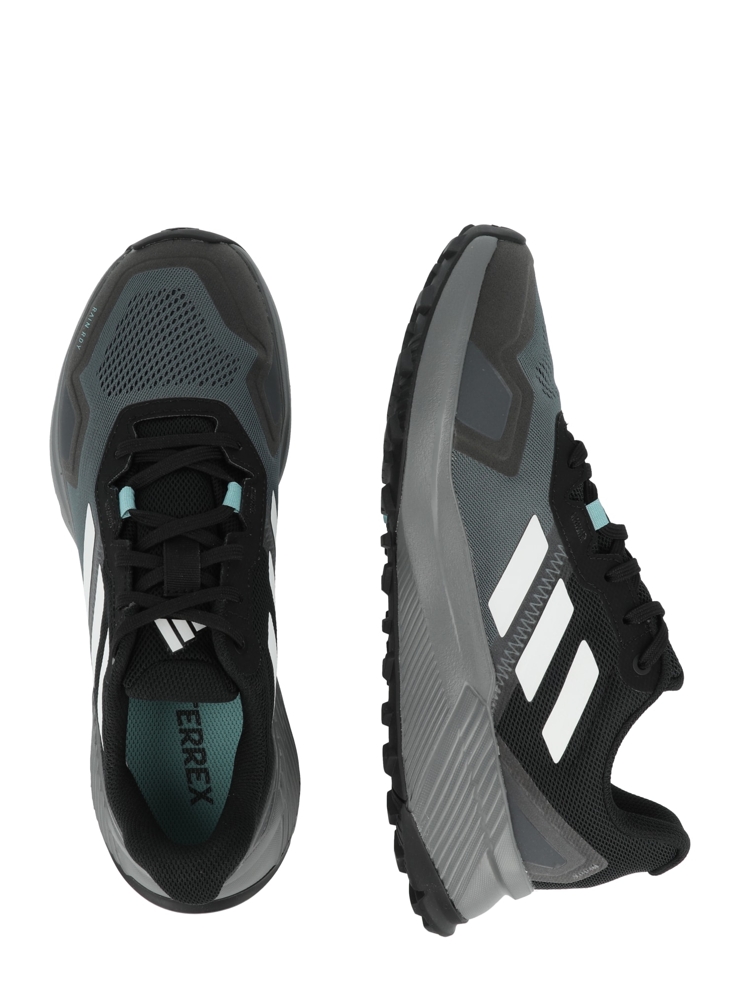 ADIDAS TERREX Félcipő 'Soulstride Rain.Rdy'  türkiz / szürke / fekete / fehér termék 2. képe