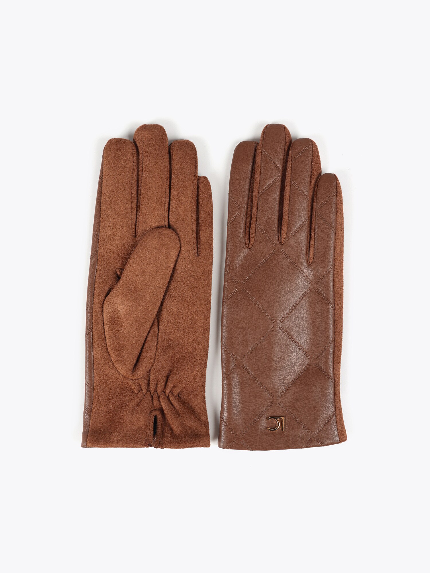 Lola Casademunt Mănuşi cu degete  maro