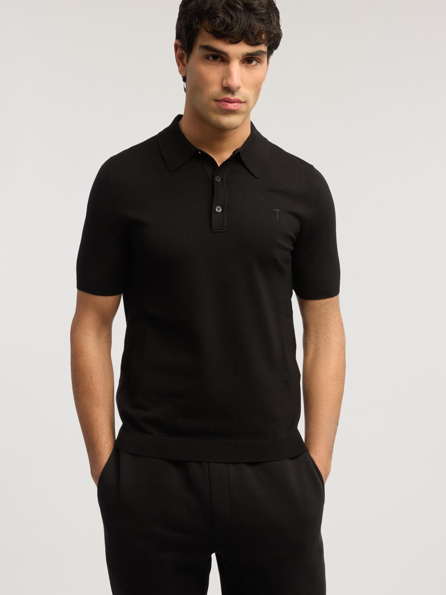 Trussardi Camiseta negro – imagen 2