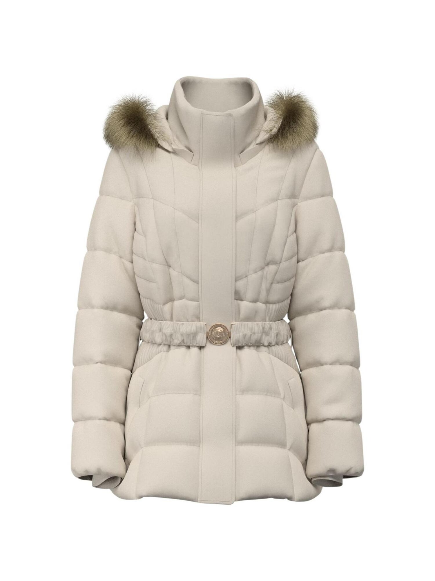 GUESS Chaqueta de invierno 'NEW MARINA SHORT REA W6BL38 W4087' beige claro – imagen 2