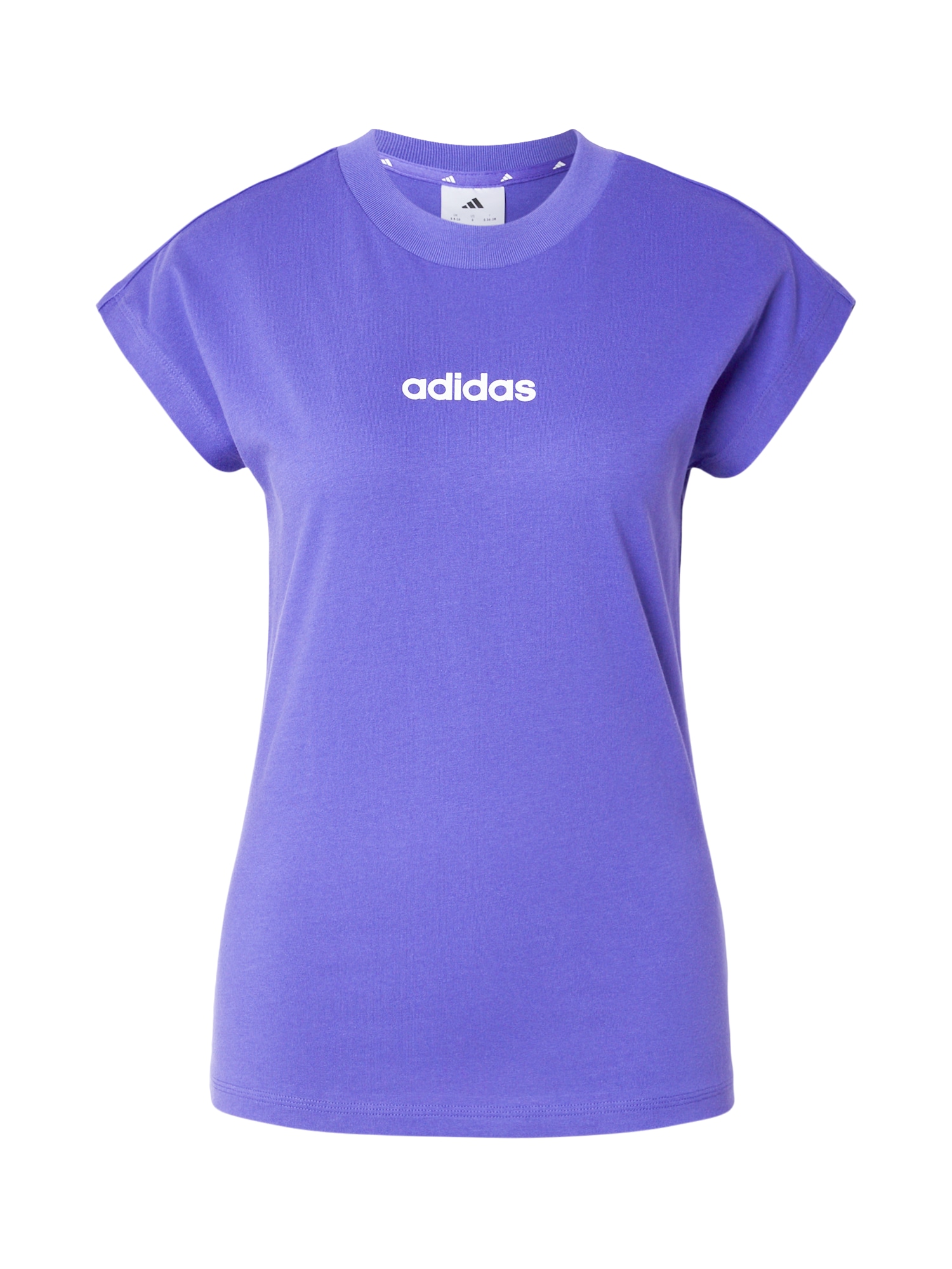 ADIDAS SPORTSWEAR Funkčné tričko 'Essentials'  modrofialová / biela
