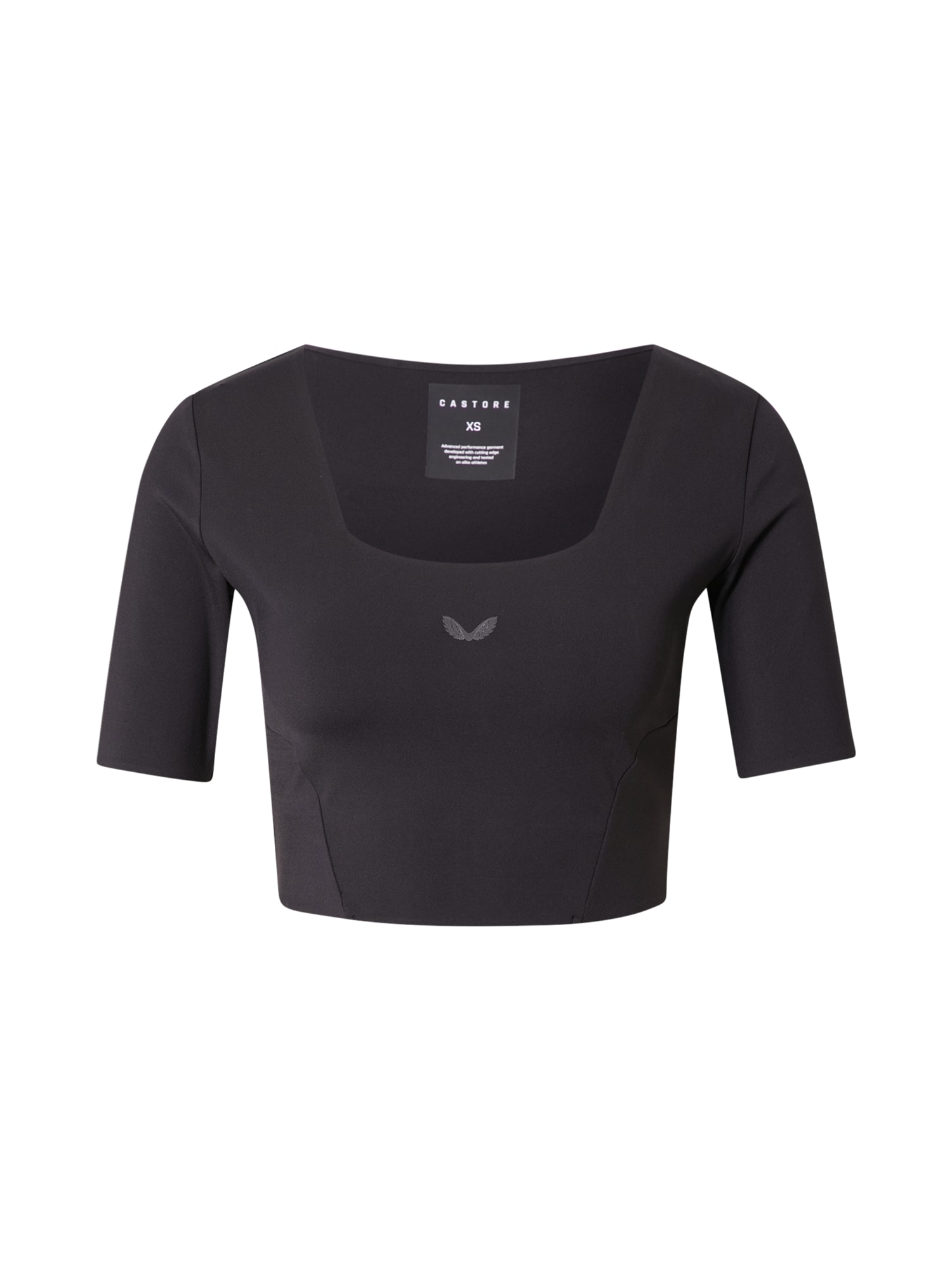 Castore Sportiniai marškinėliai 'Onyx' juoda / pilka