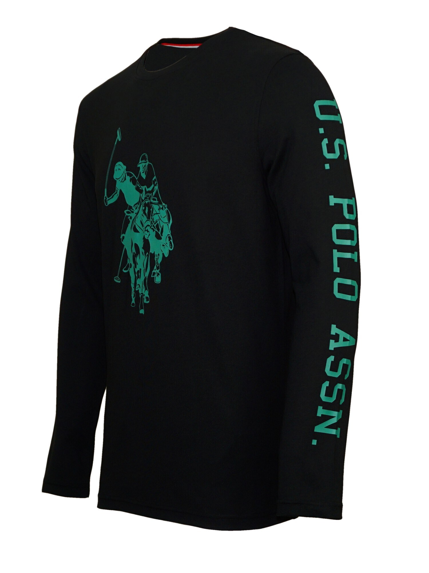 U.S. POLO ASSN. Tričko zelená / čierna (obrázok 3)