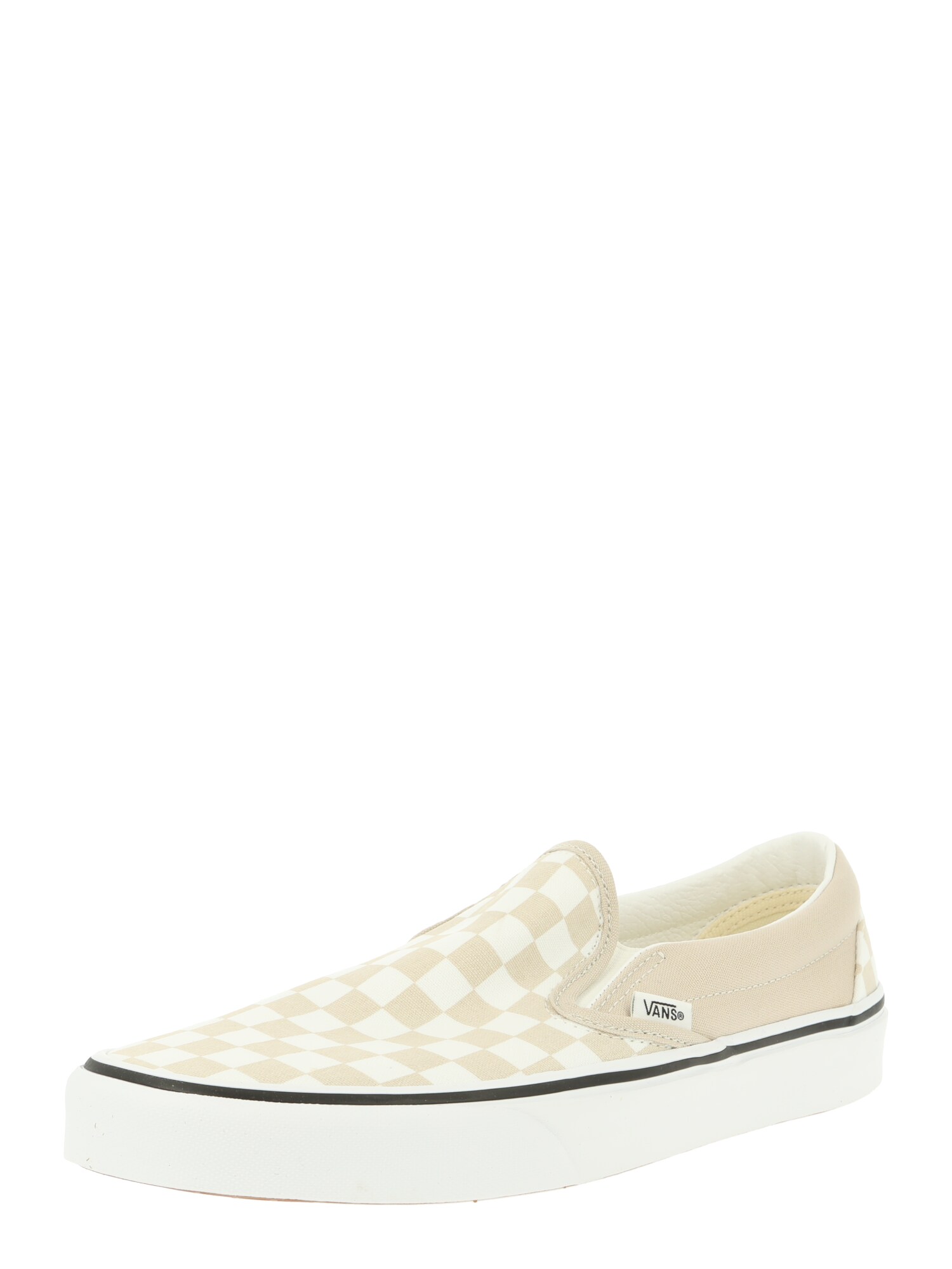 VANS Batai be raištelių kapučino spalva / balta