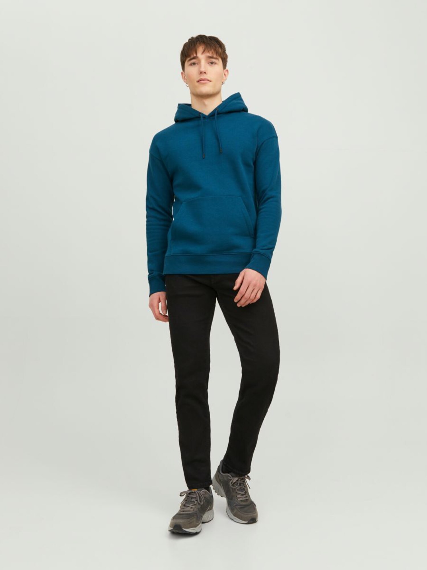 JACK & JONES Mikina 'JJEStar' enciánová (obrázok 4)