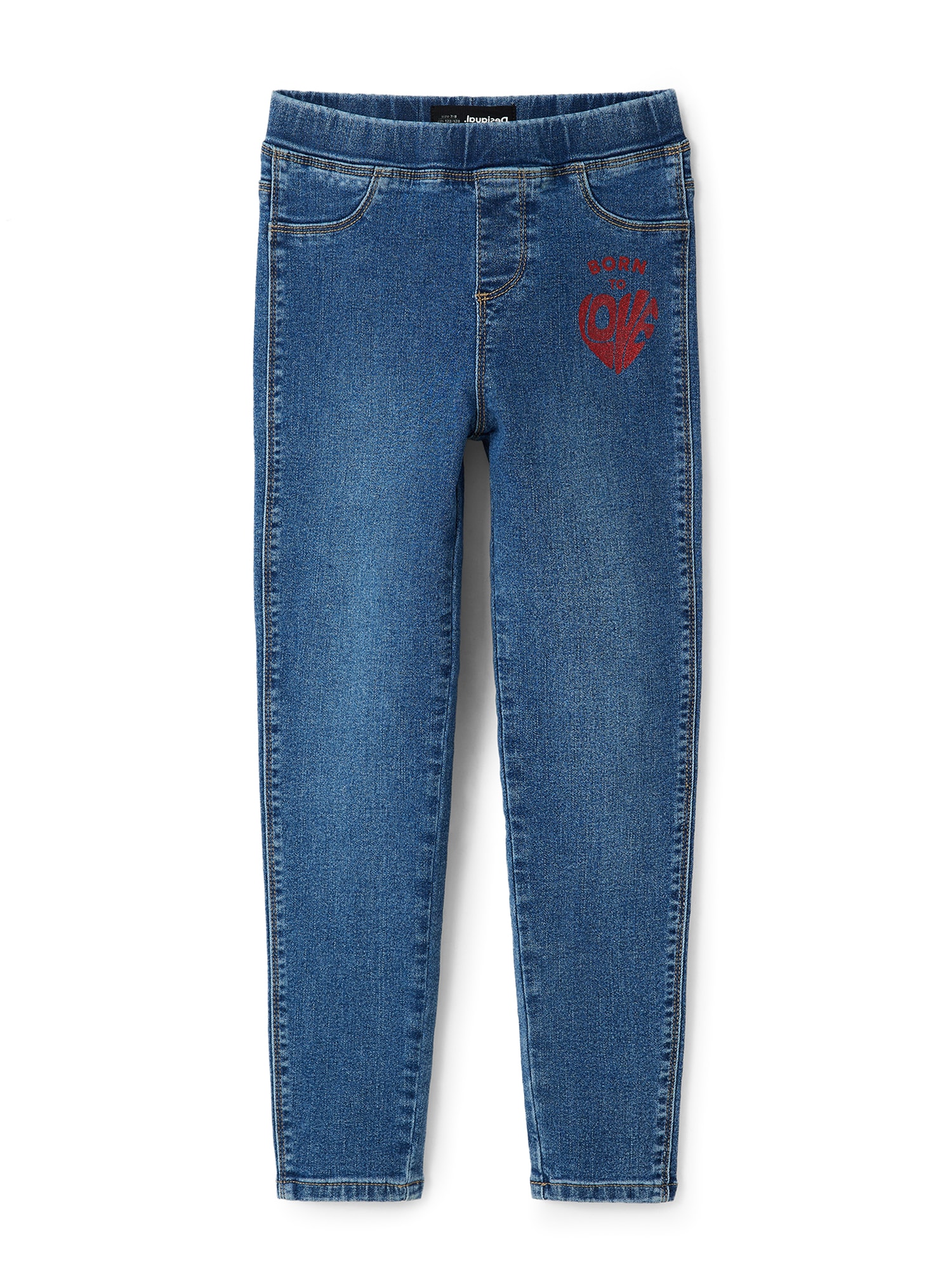 Desigual Jeans  albastru denim / roși aprins